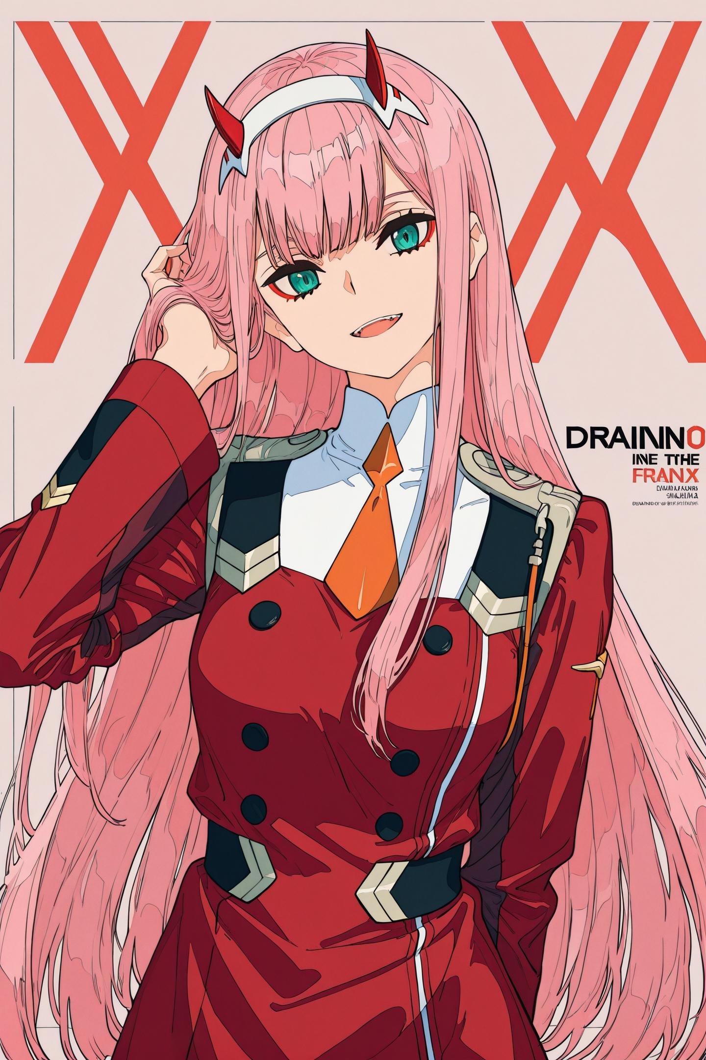 1girl,  zero two \(darling in the franxx\),  solo by flyx3 on Tensor.Art