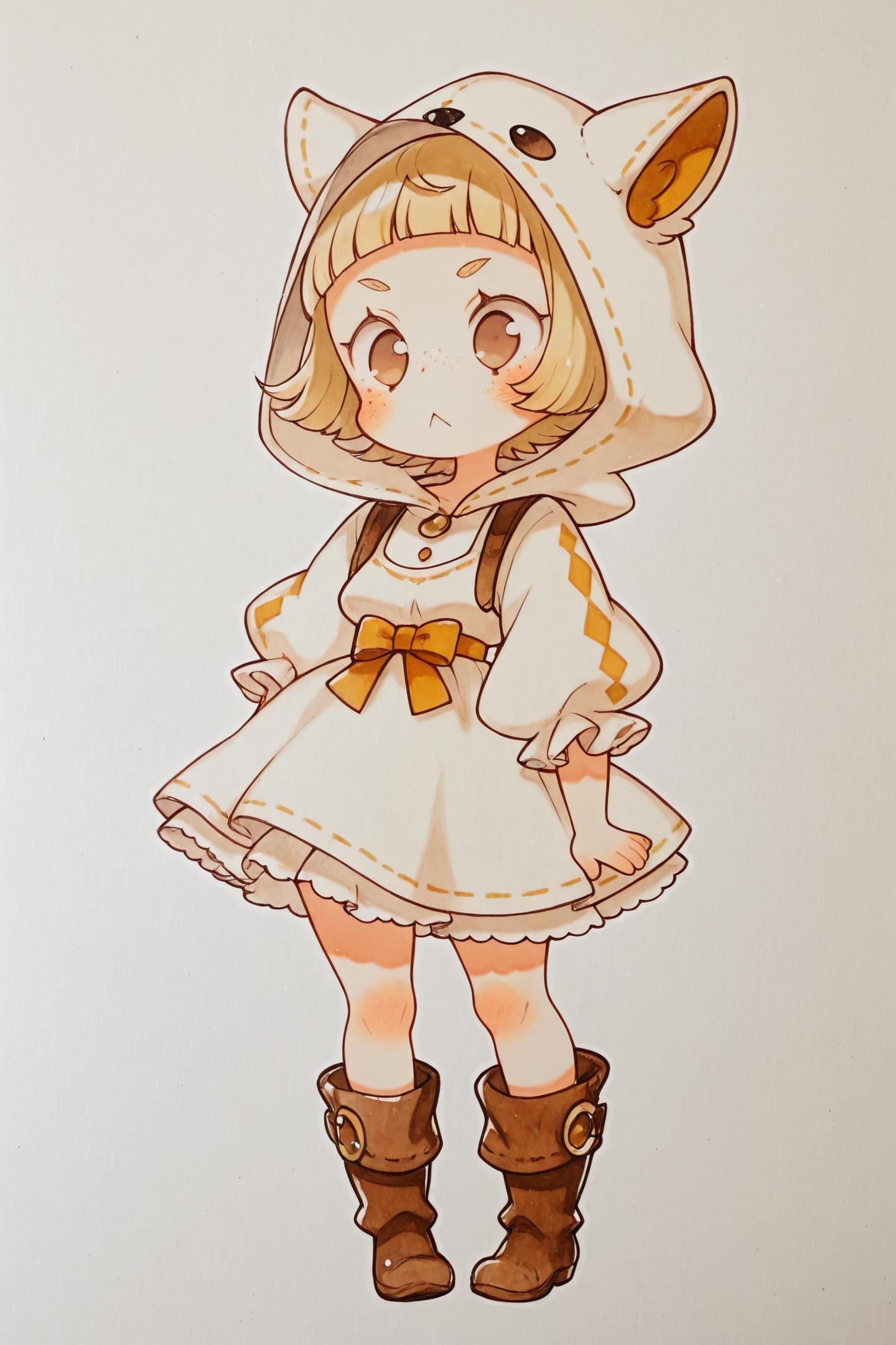 1girl,  solo,  boots by flyx3 on Tensor.Art