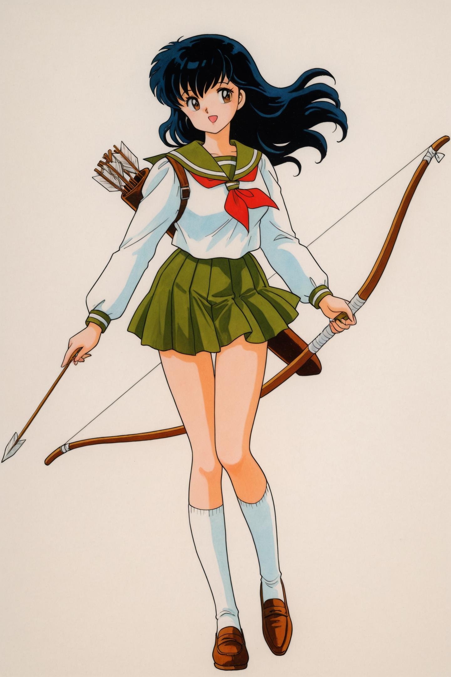 Higurashi Kagome,  1girl,  solo by flyx3 on Tensor.Art