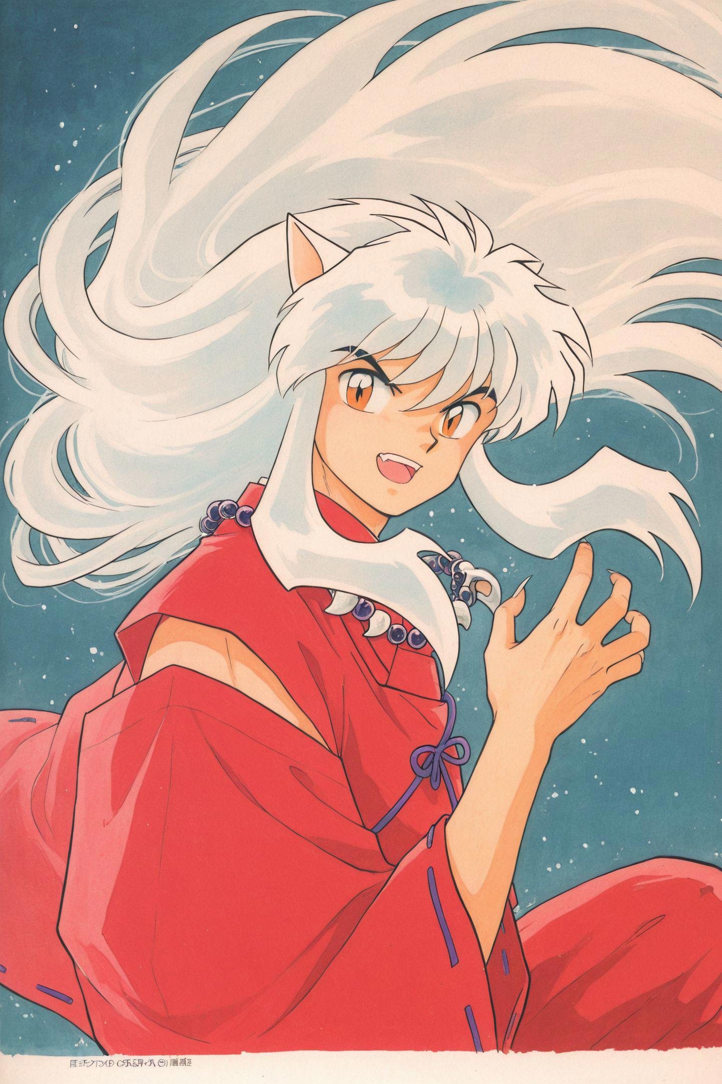 Inuyasha,  animal ears,  1boy by flyx3 on Tensor.Art