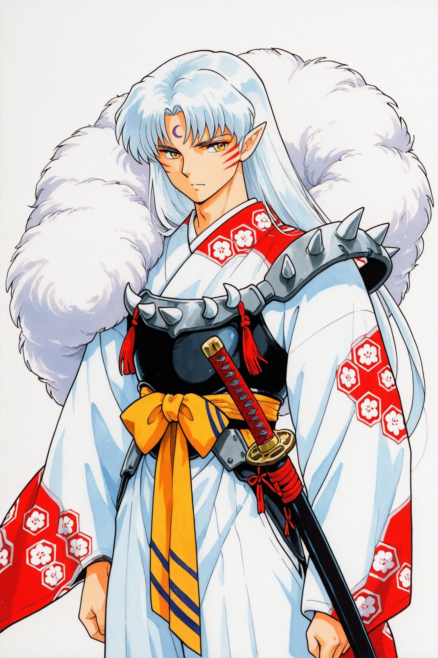 Sesshoumaru,  1boy,  long hair by flyx3 on Tensor.Art