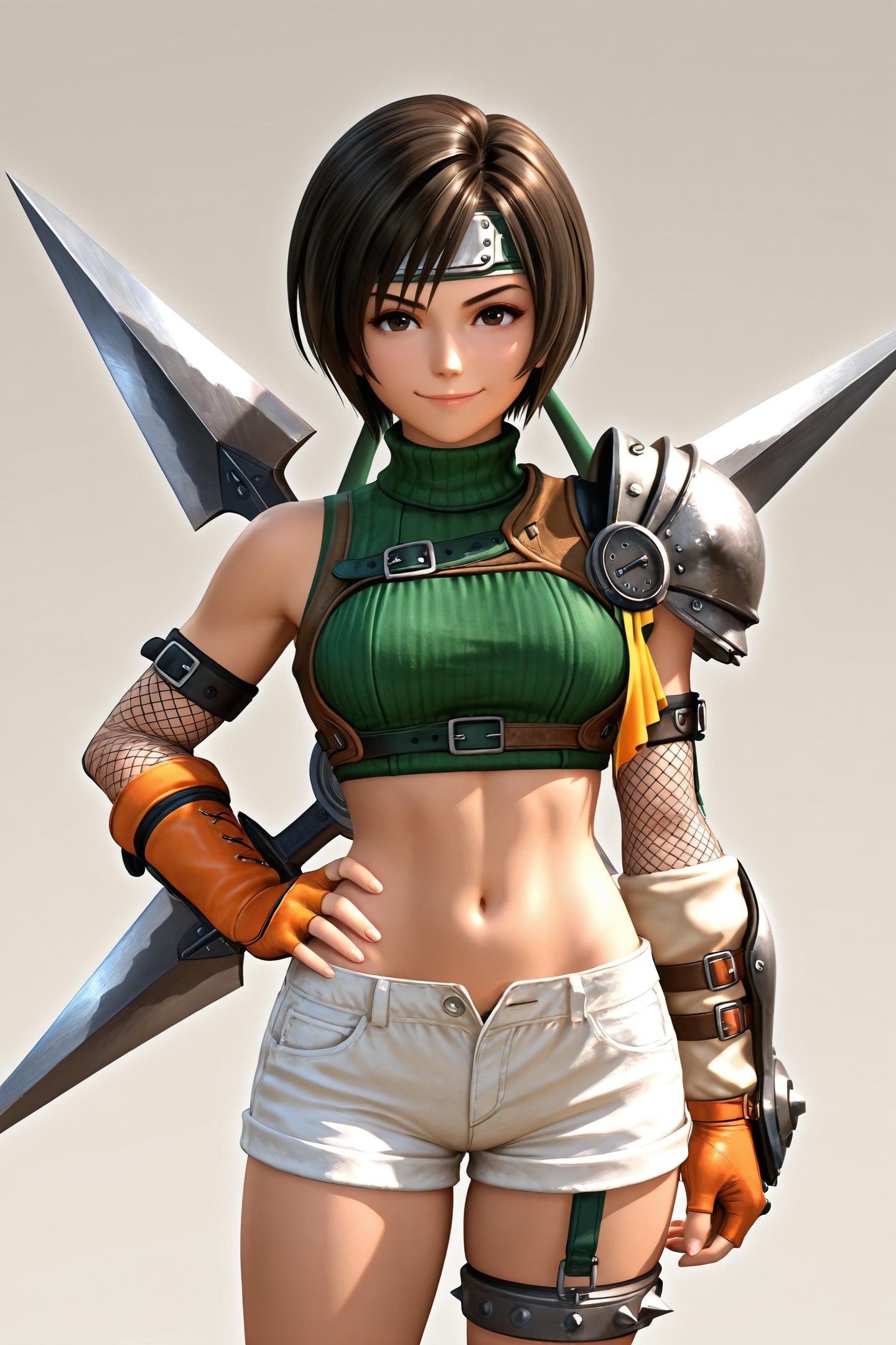 yuffie kisaragi,  1girl,  solo on Tensor.Art