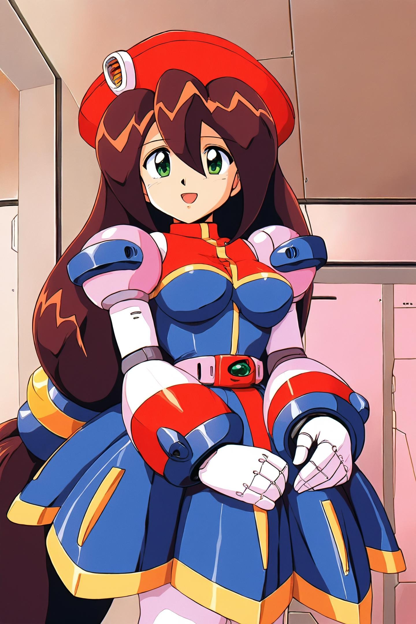 iris \(mega man\),  1girl,  beret by flyx3 on Tensor.Art