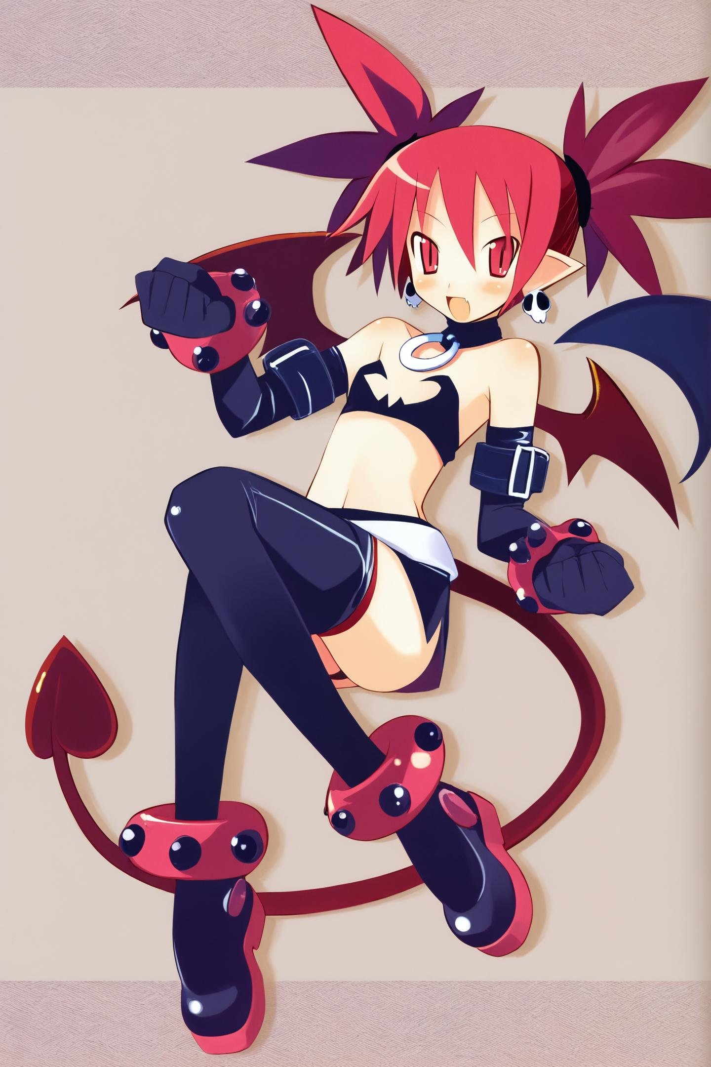 1girl,  etna \(disgaea\),  wings by flyx3 on Tensor.Art