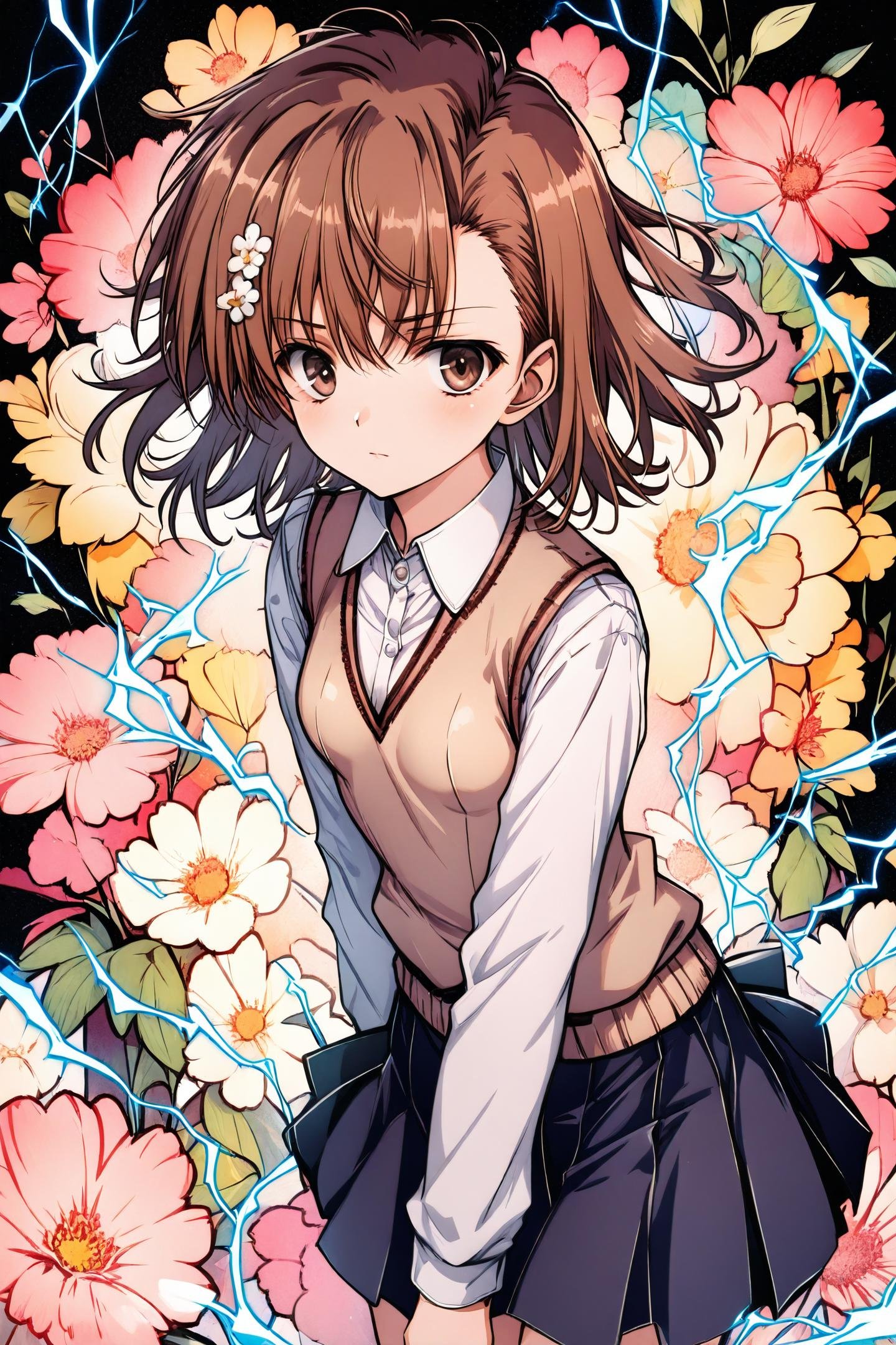 1girl,  solo,  skirt by flyx3 on Tensor.Art