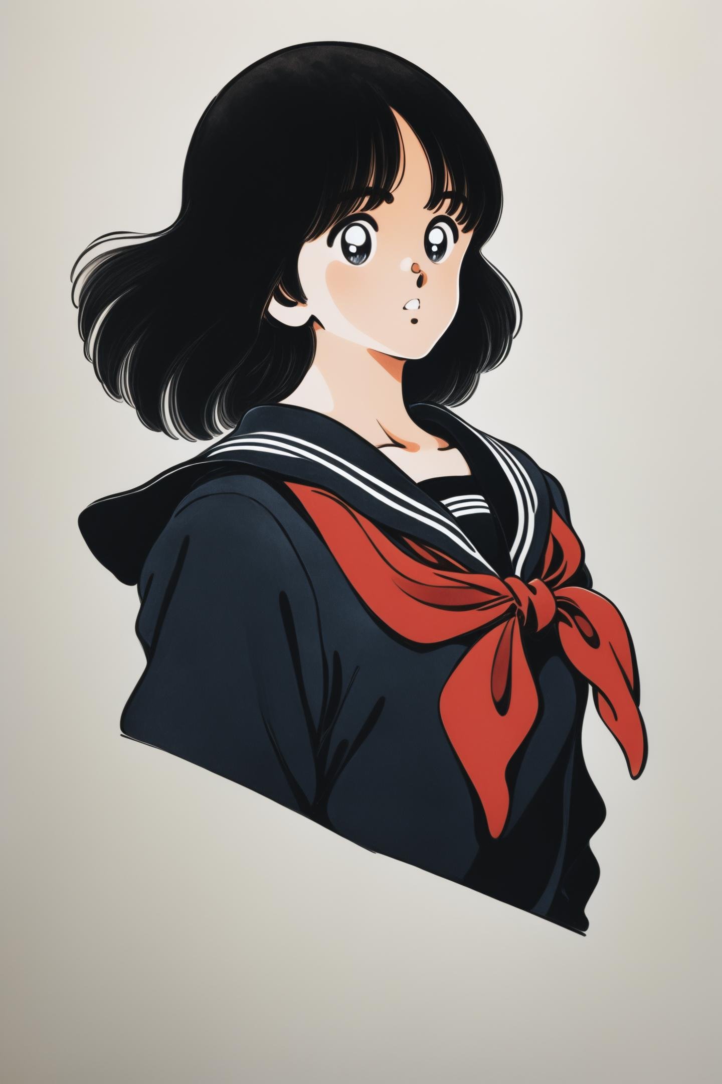 Adachi Style,  1girl,  solo by flyx3 on Tensor.Art