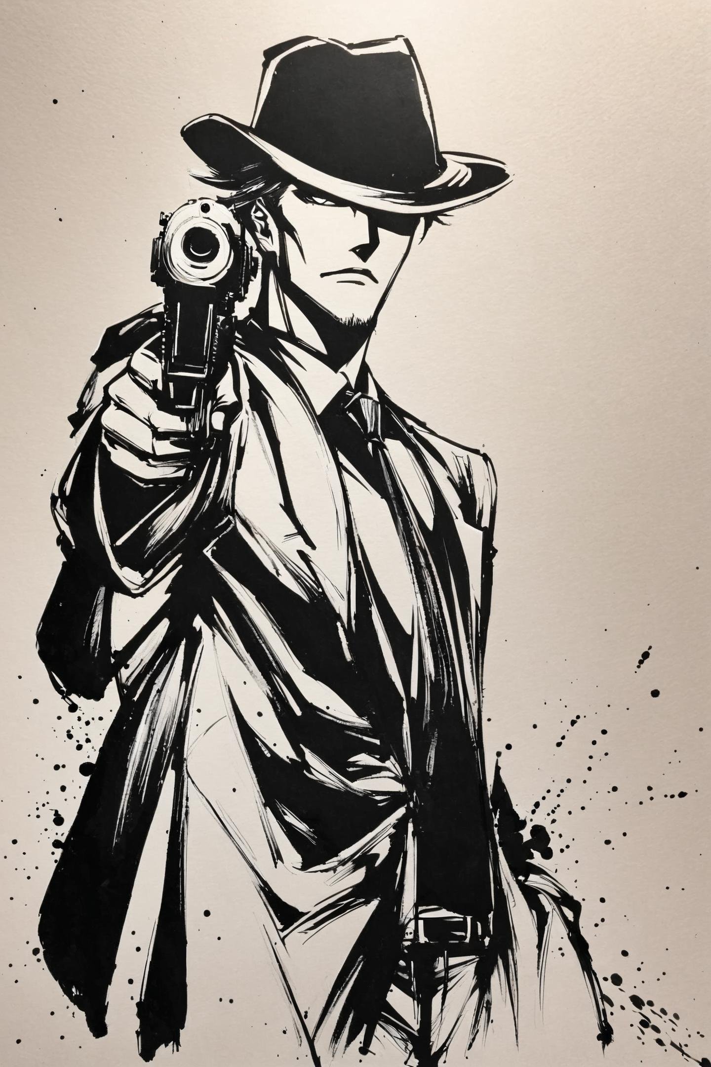 hat,  solo,  gun by flyx3 on Tensor.Art