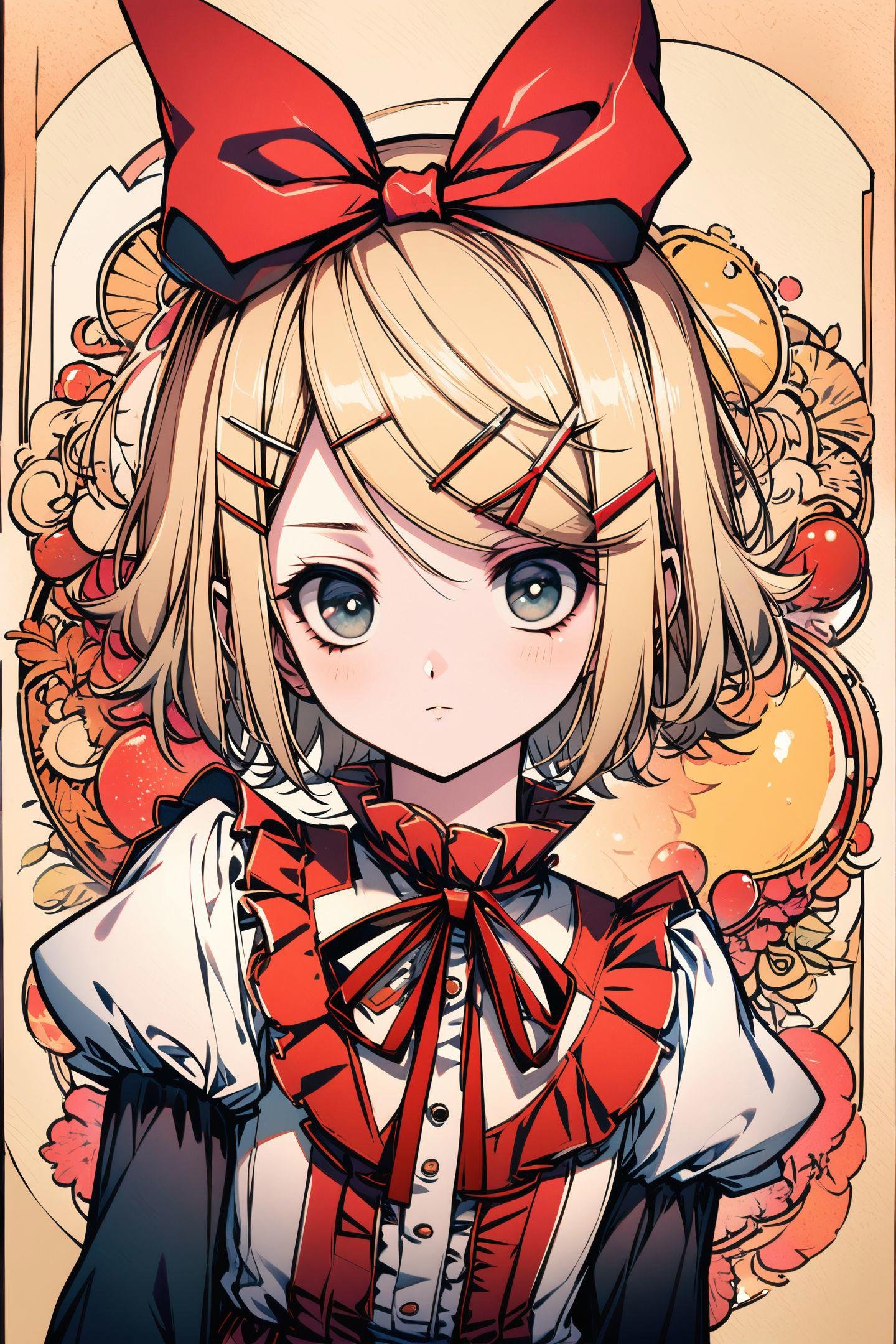 1girl,  solo,  kagamine rin by flyx3 on Tensor.Art