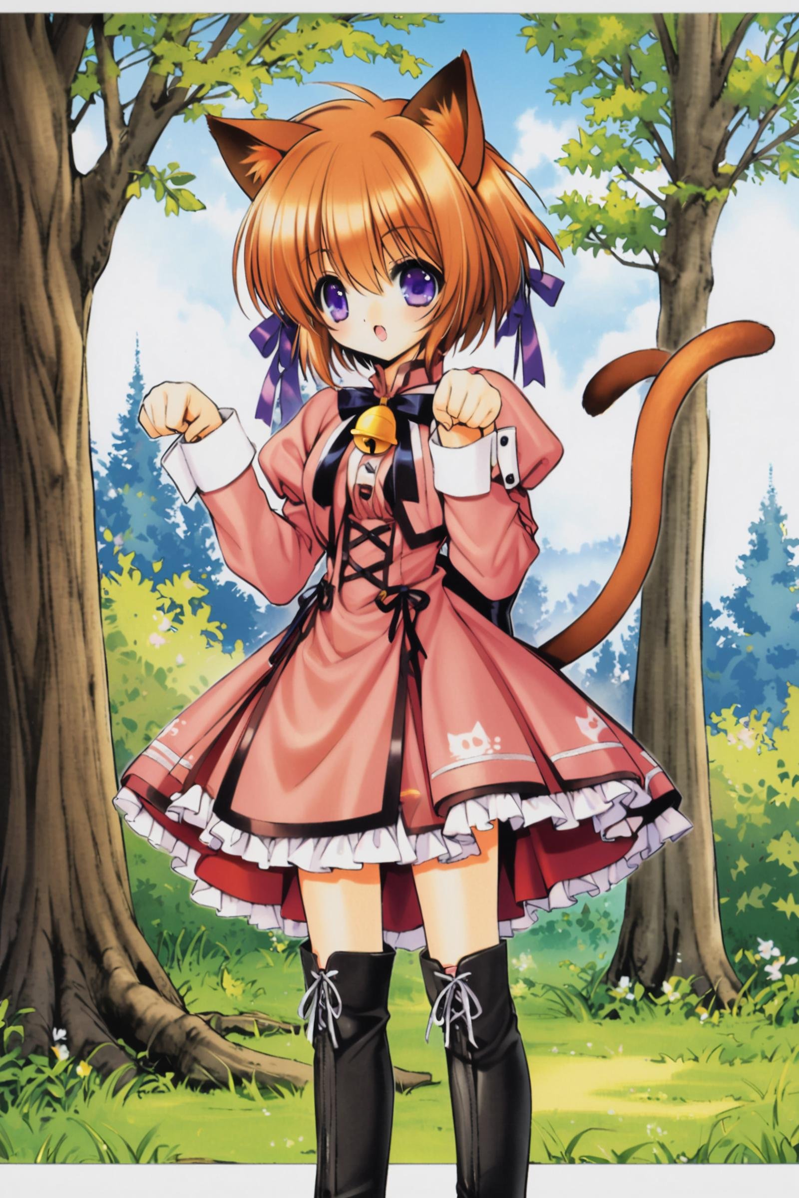 1girl,  animal ears,  cat ears by flyx3 on Tensor.Art