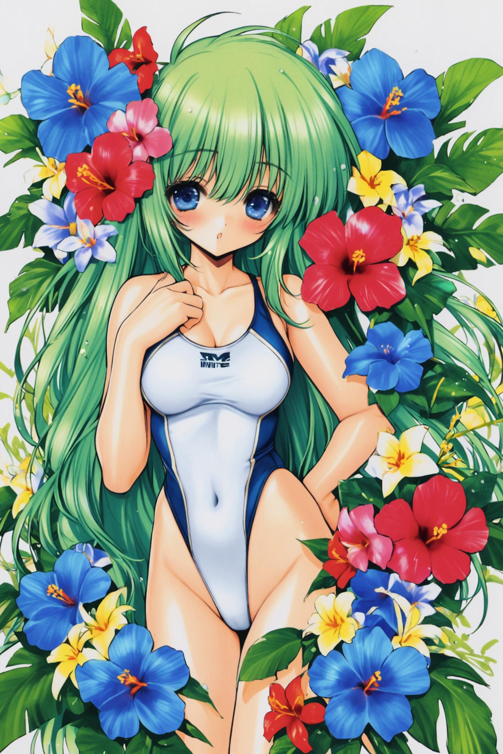 1girl,  solo,  swimsuit by flyx3 on Tensor.Art