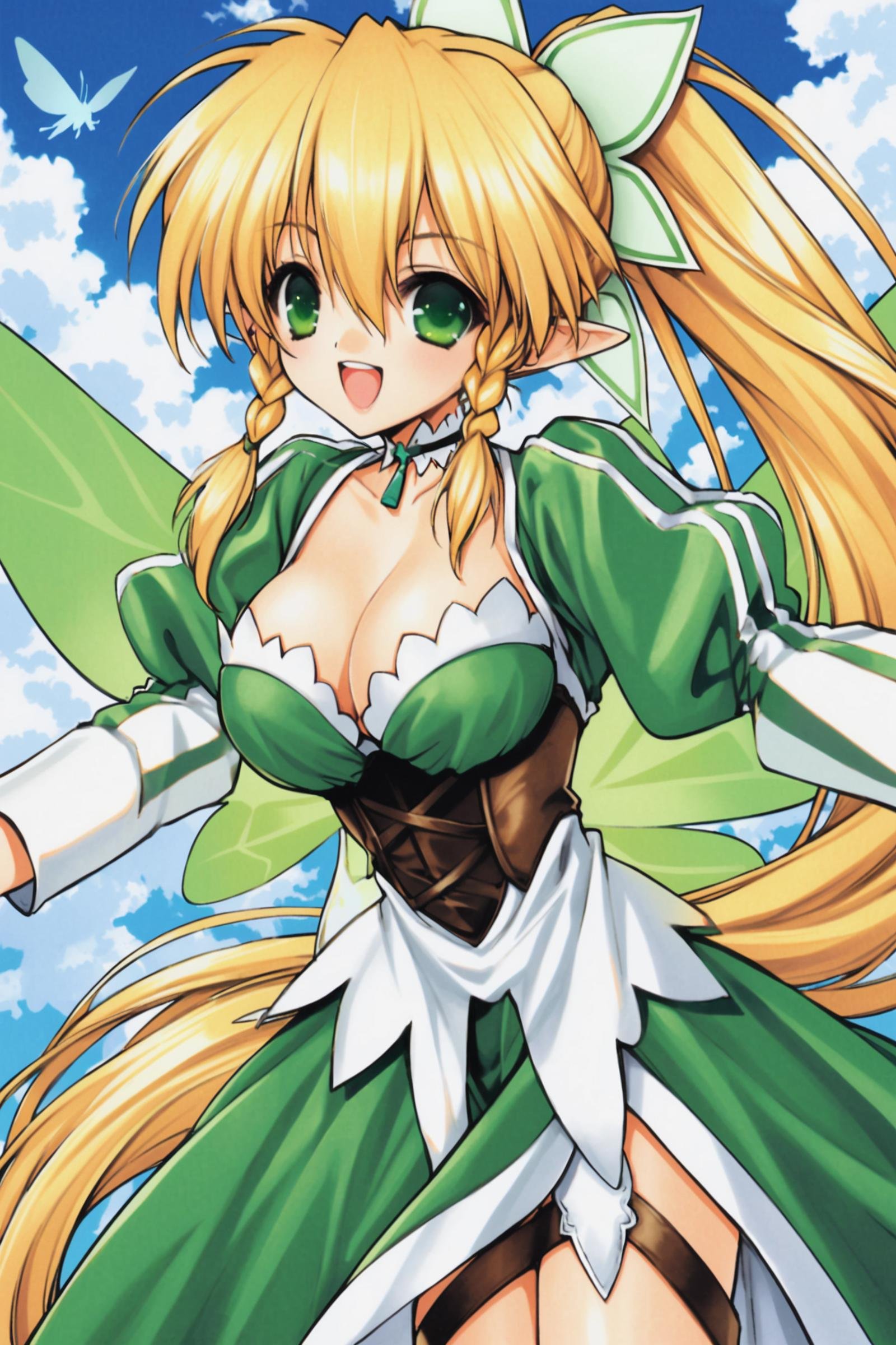 leafa,  long hair,  1girl by flyx3 on Tensor.Art