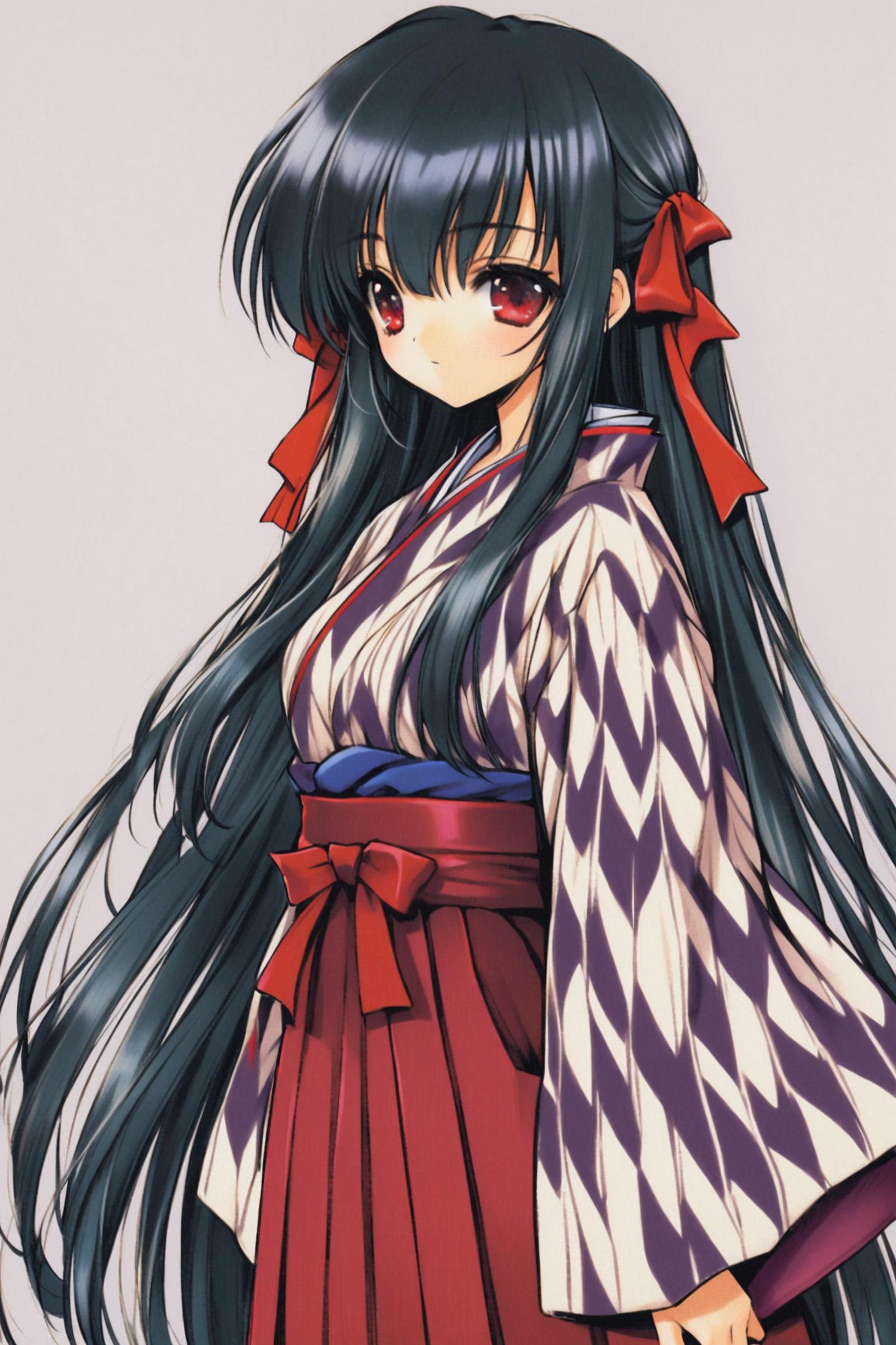 1girl,  yagasuri,  long hair by flyx3 on Tensor.Art