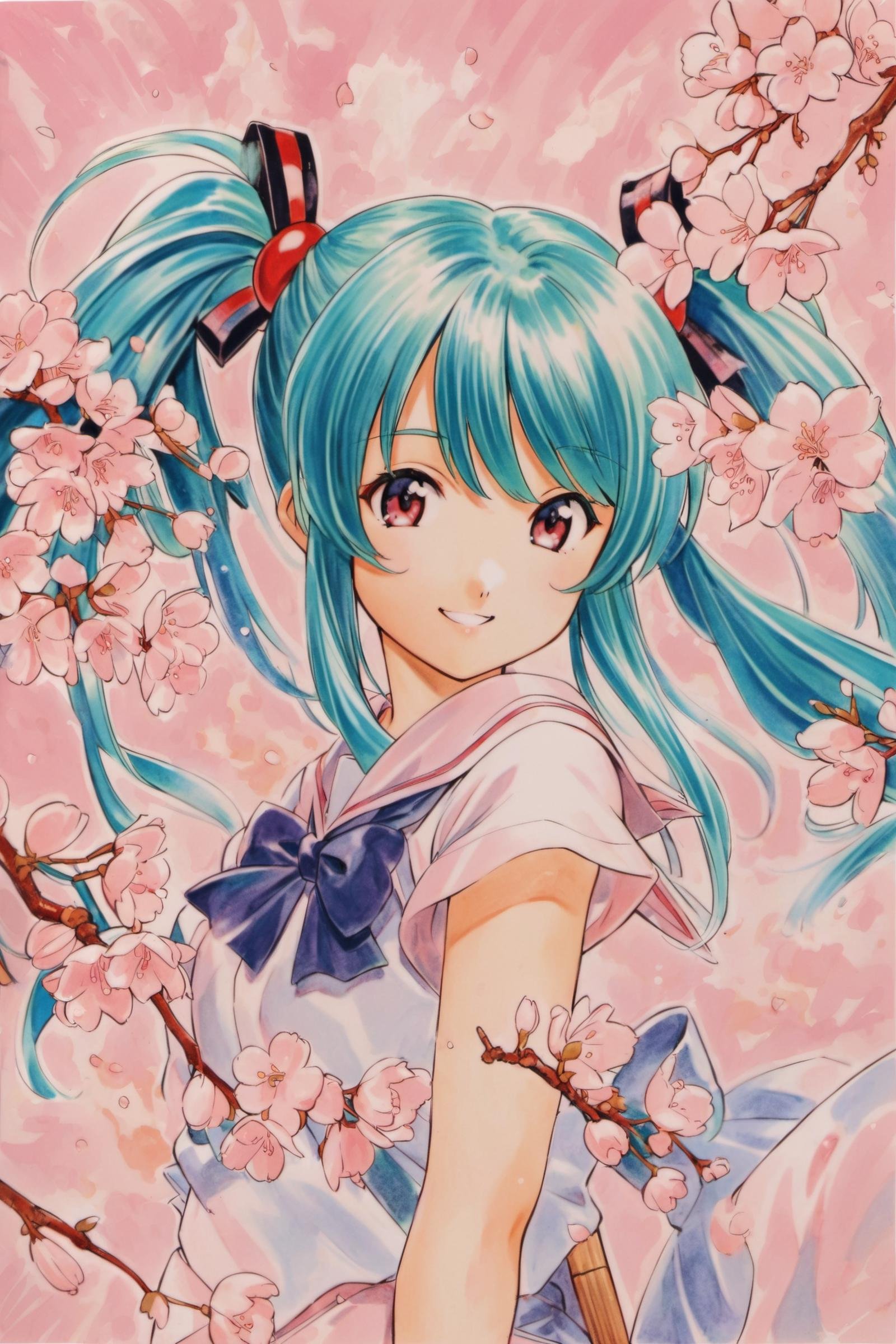 1girl,  solo,  hatsune miku by flyx3 on Tensor.Art