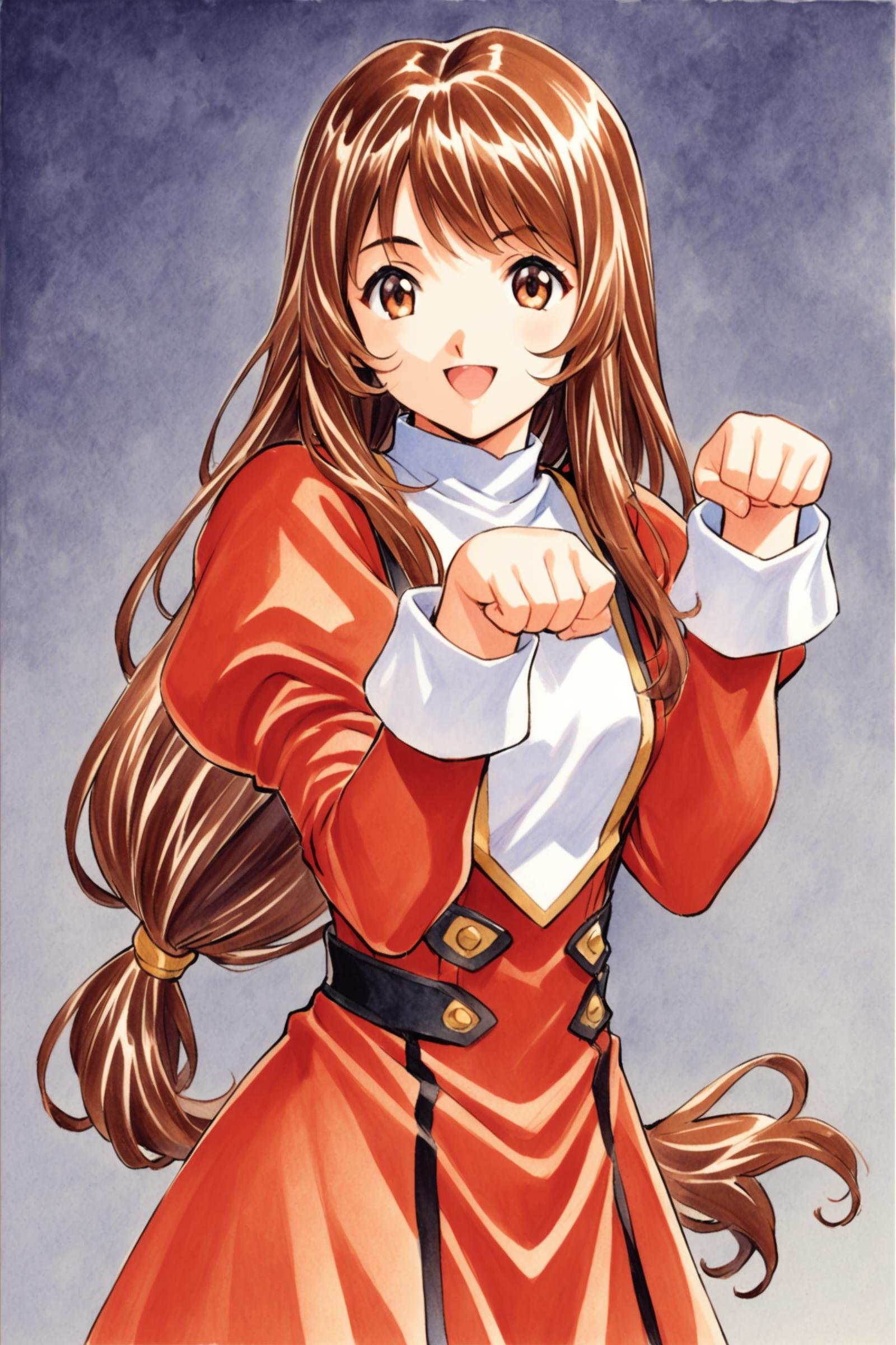 1girl,  solo,  Erica Fontaine by flyx3 on Tensor.Art