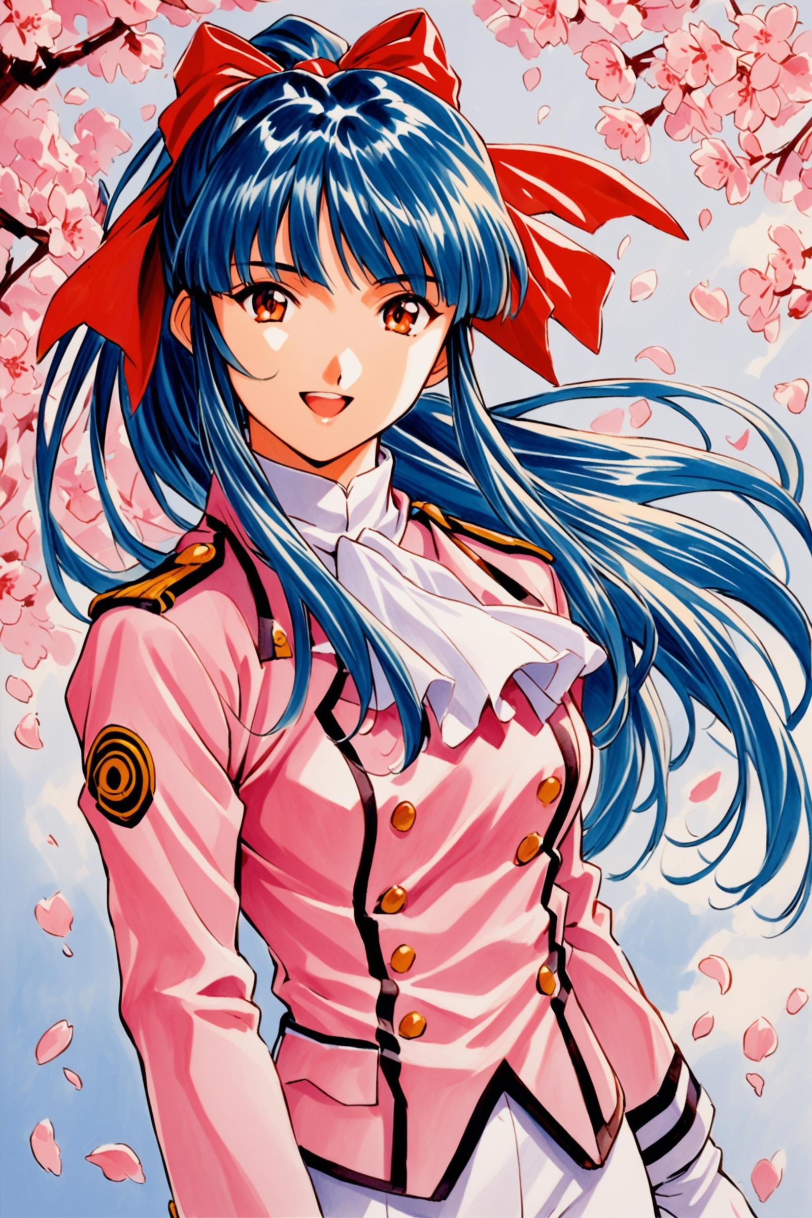 Shinguji Sakura,  1girl,  solo by flyx3 on Tensor.Art