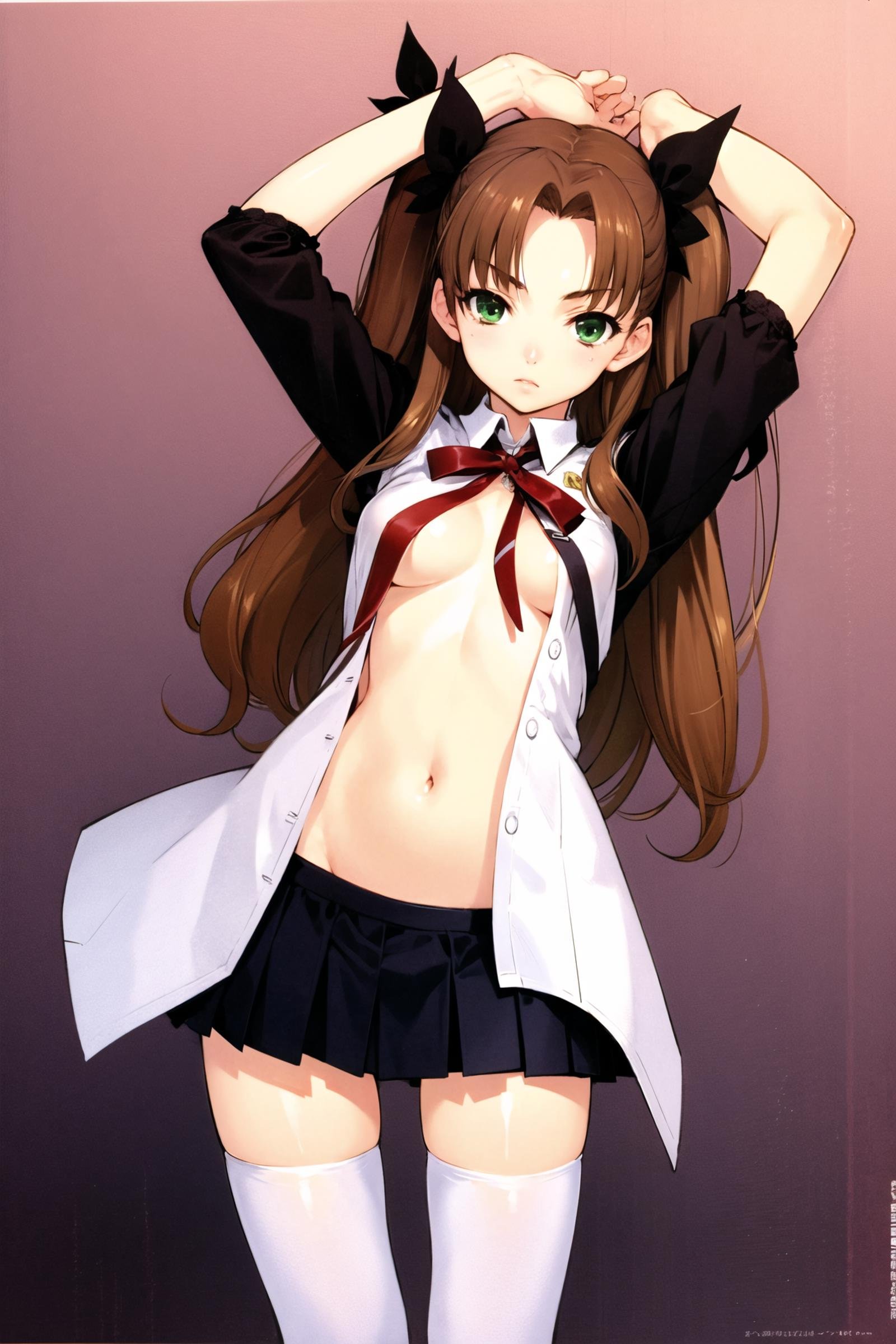 1girl,  tohsaka rin,  solo by flyx3 on Tensor.Art