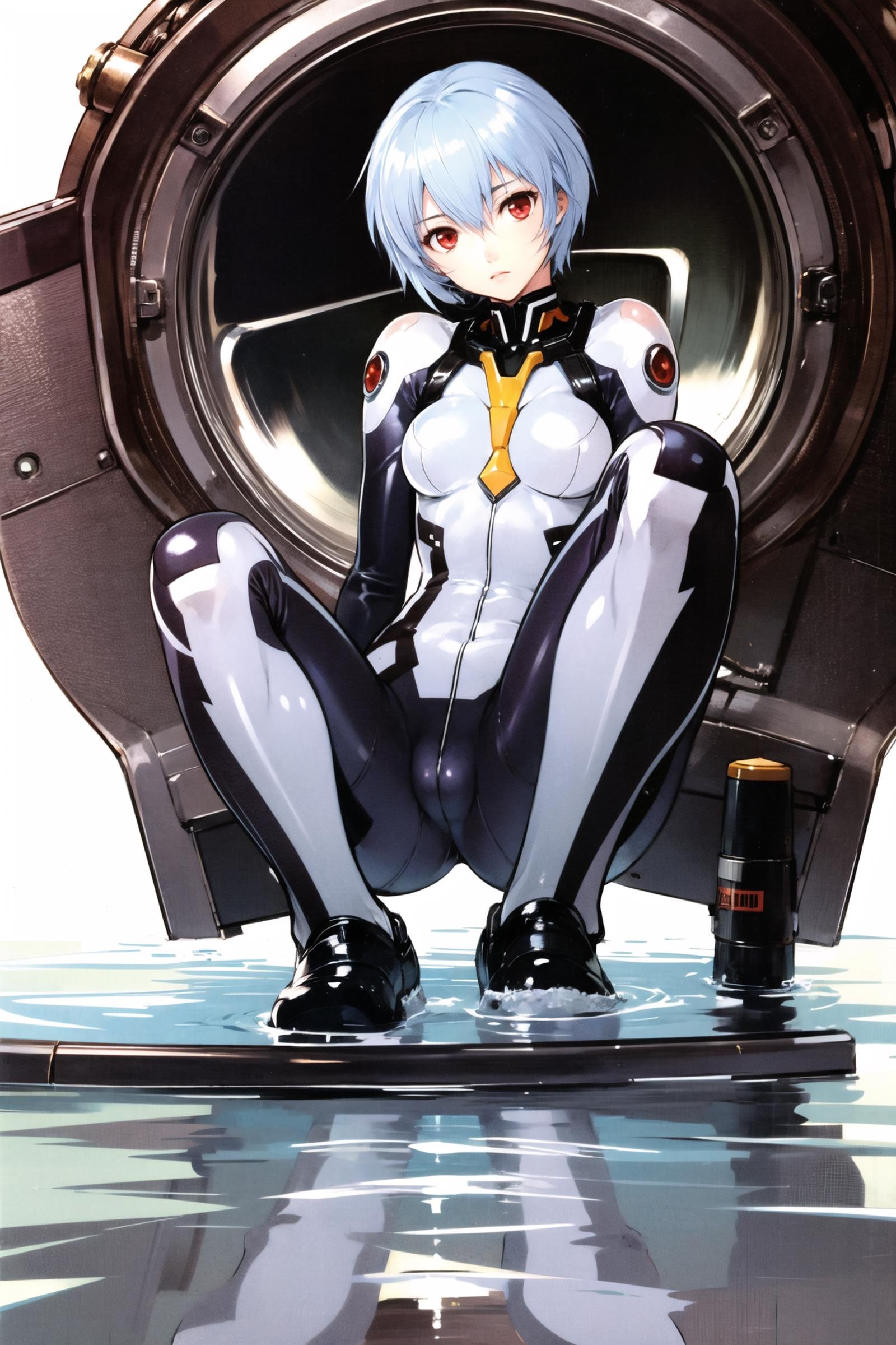 1girl,  ayanami rei,  solo by flyx3 on Tensor.Art