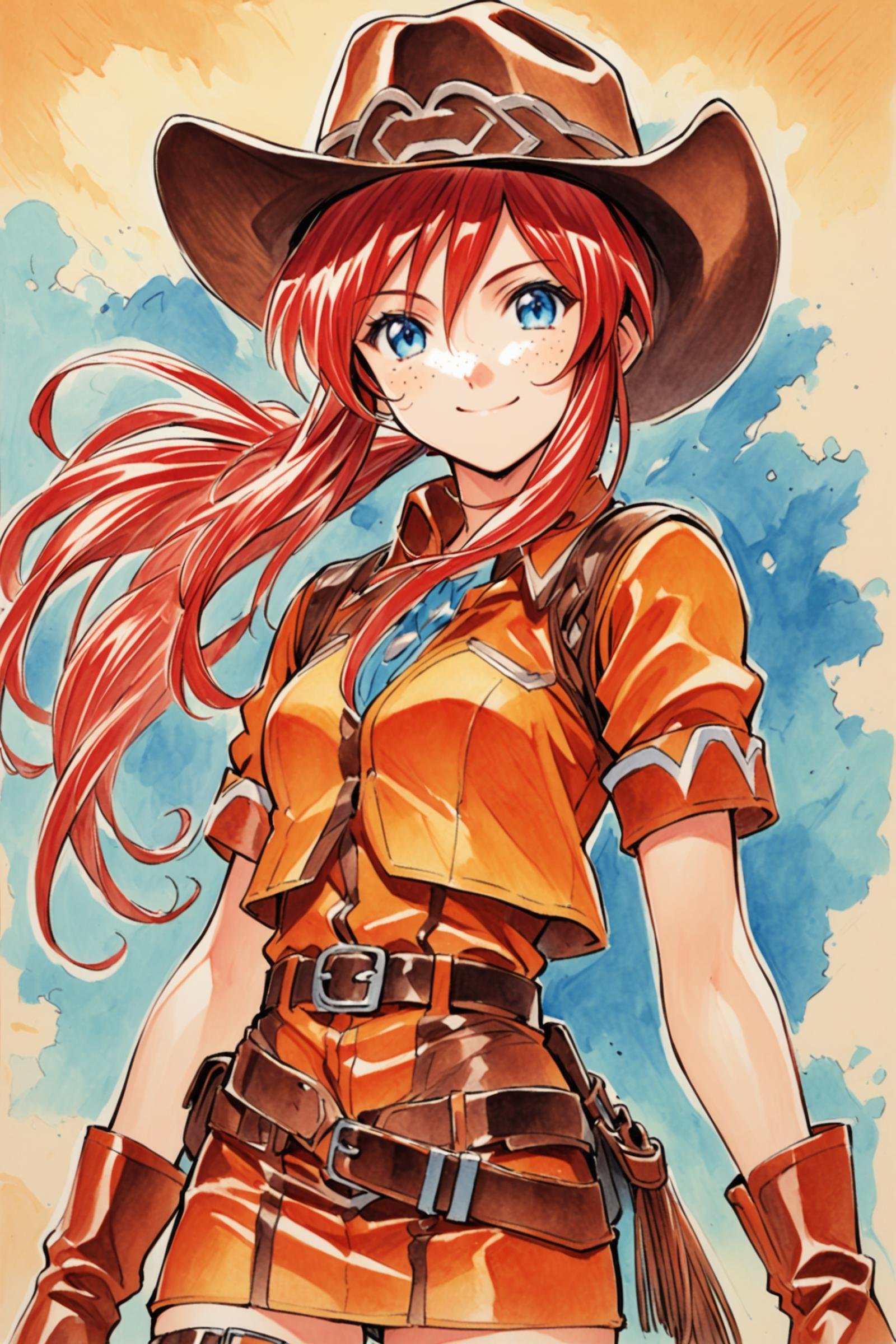 Gemini Sunrise,  1girl,  solo by flyx3 on Tensor.Art