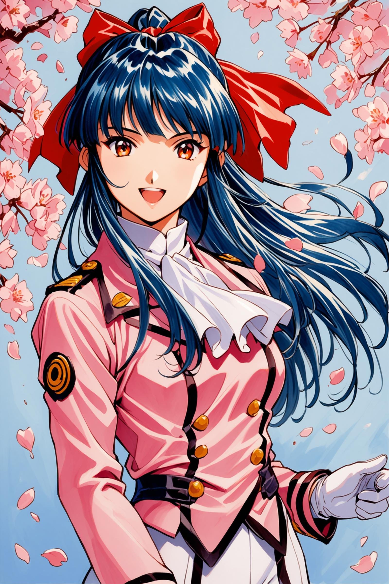 Shinguji Sakura,  1girl,  solo by flyx3 on Tensor.Art