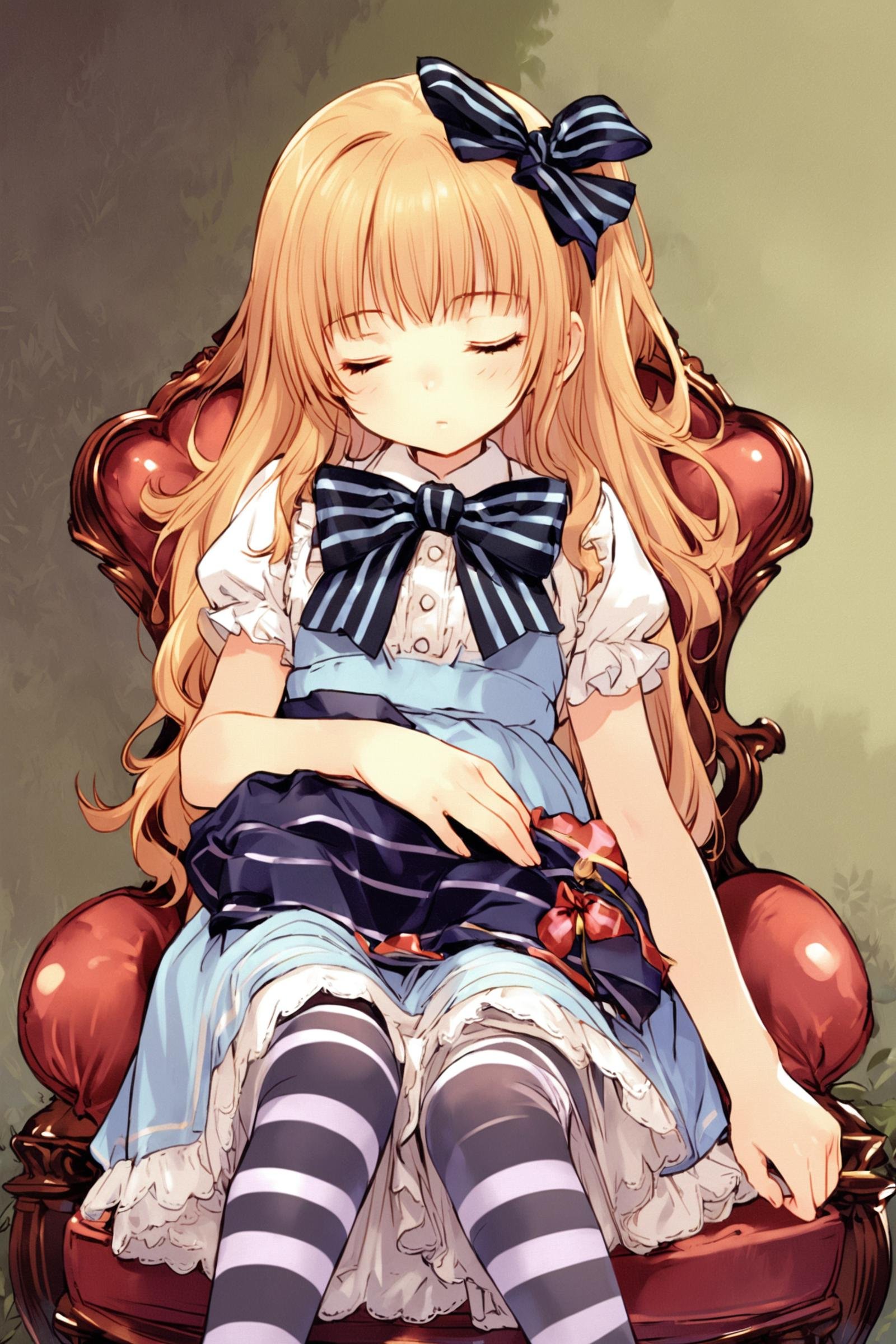 1girl,  solo,  sleeping by flyx3 on Tensor.Art