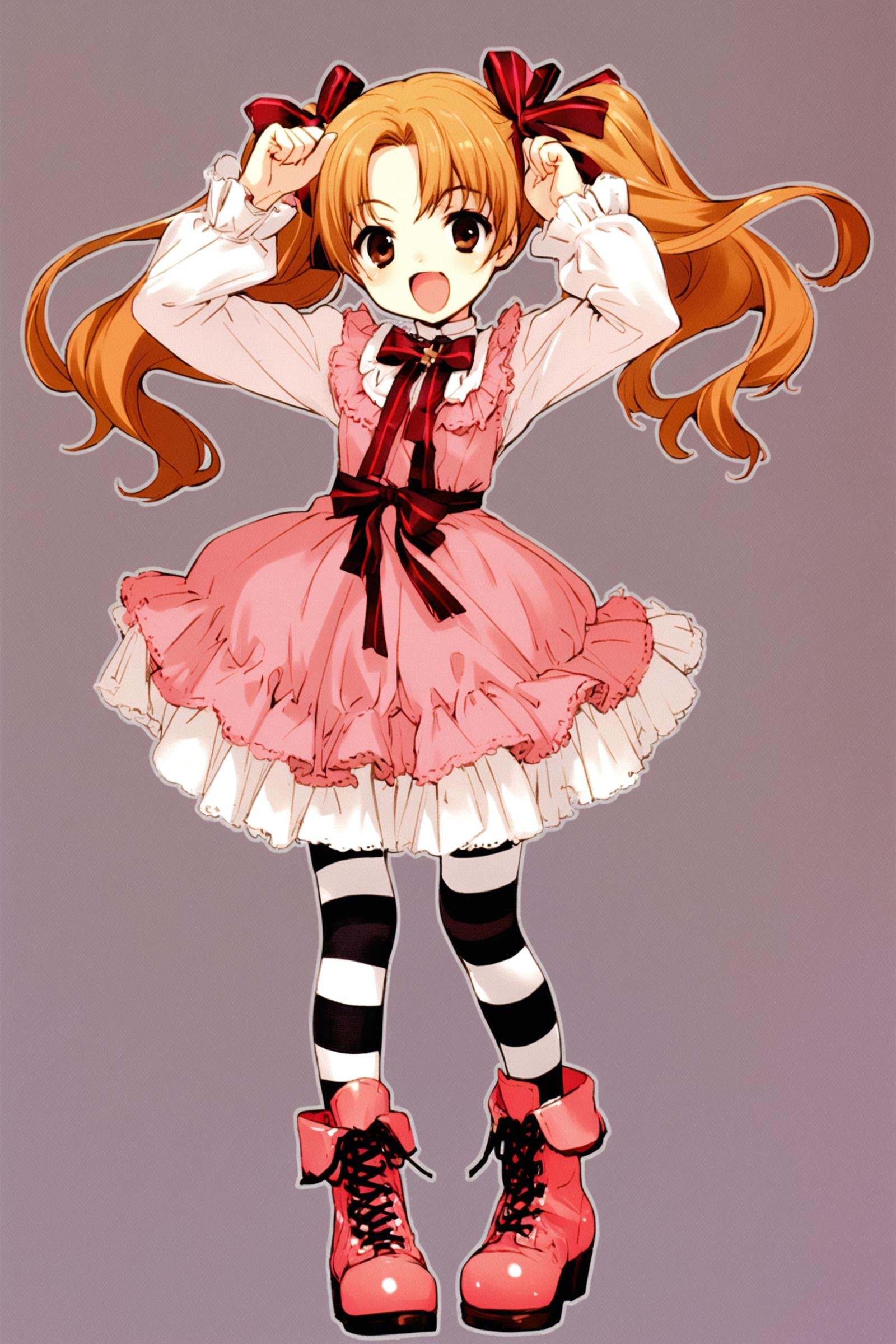 1girl,  solo,  striped by flyx3 on Tensor.Art