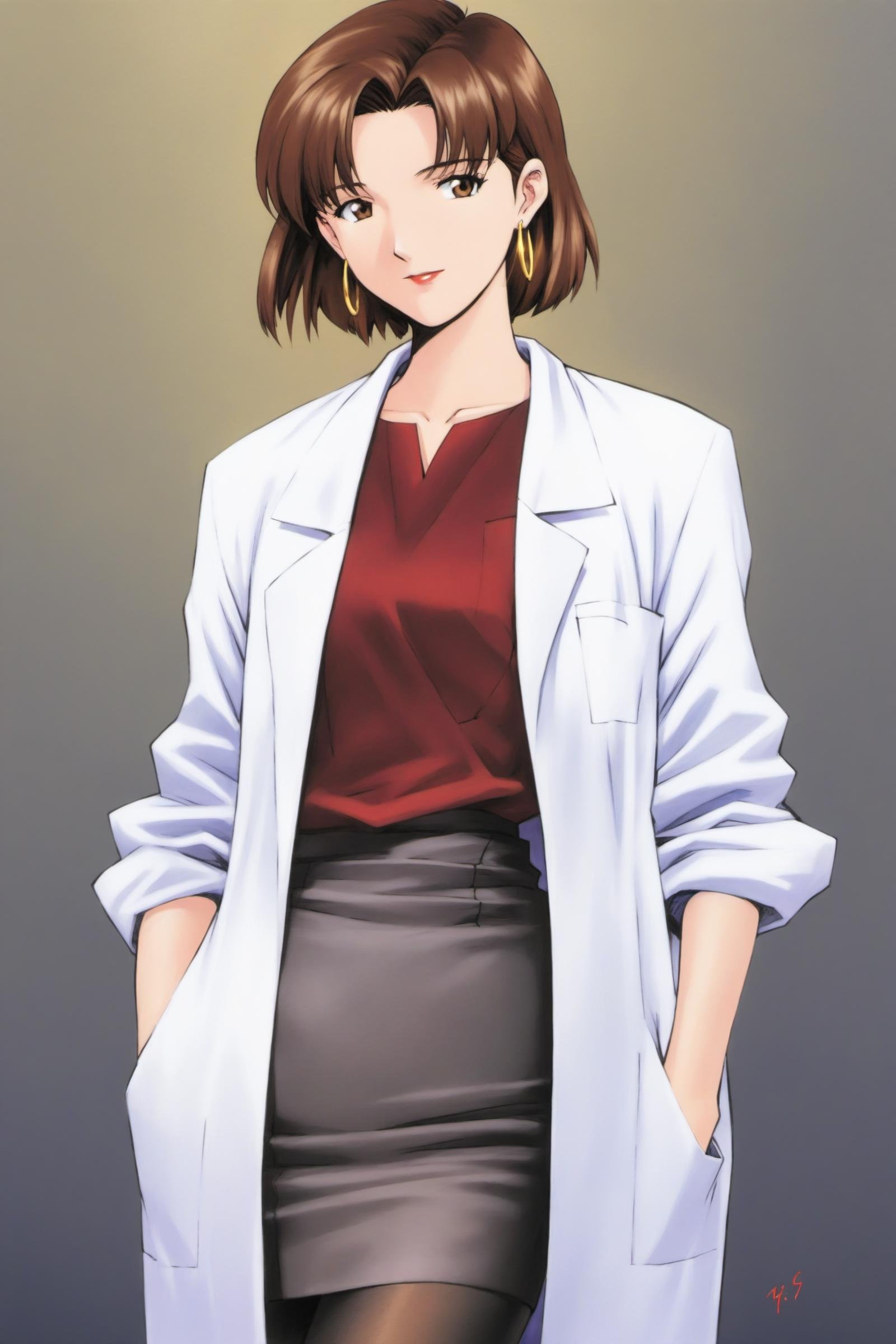 1girl,  solo,  labcoat by flyx3 on Tensor.Art