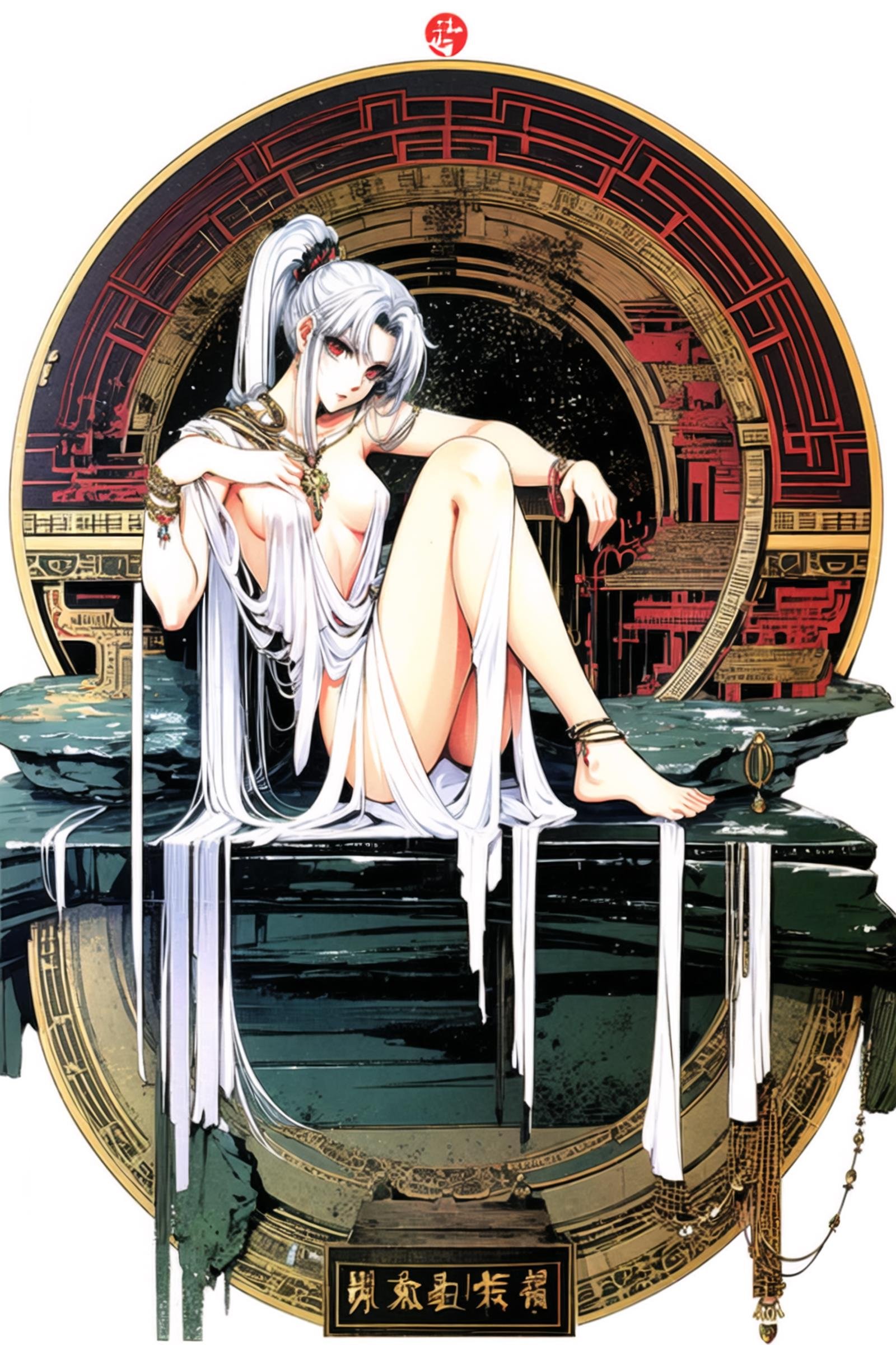 RG Veda,  long hair,  solo by flyx3 on Tensor.Art