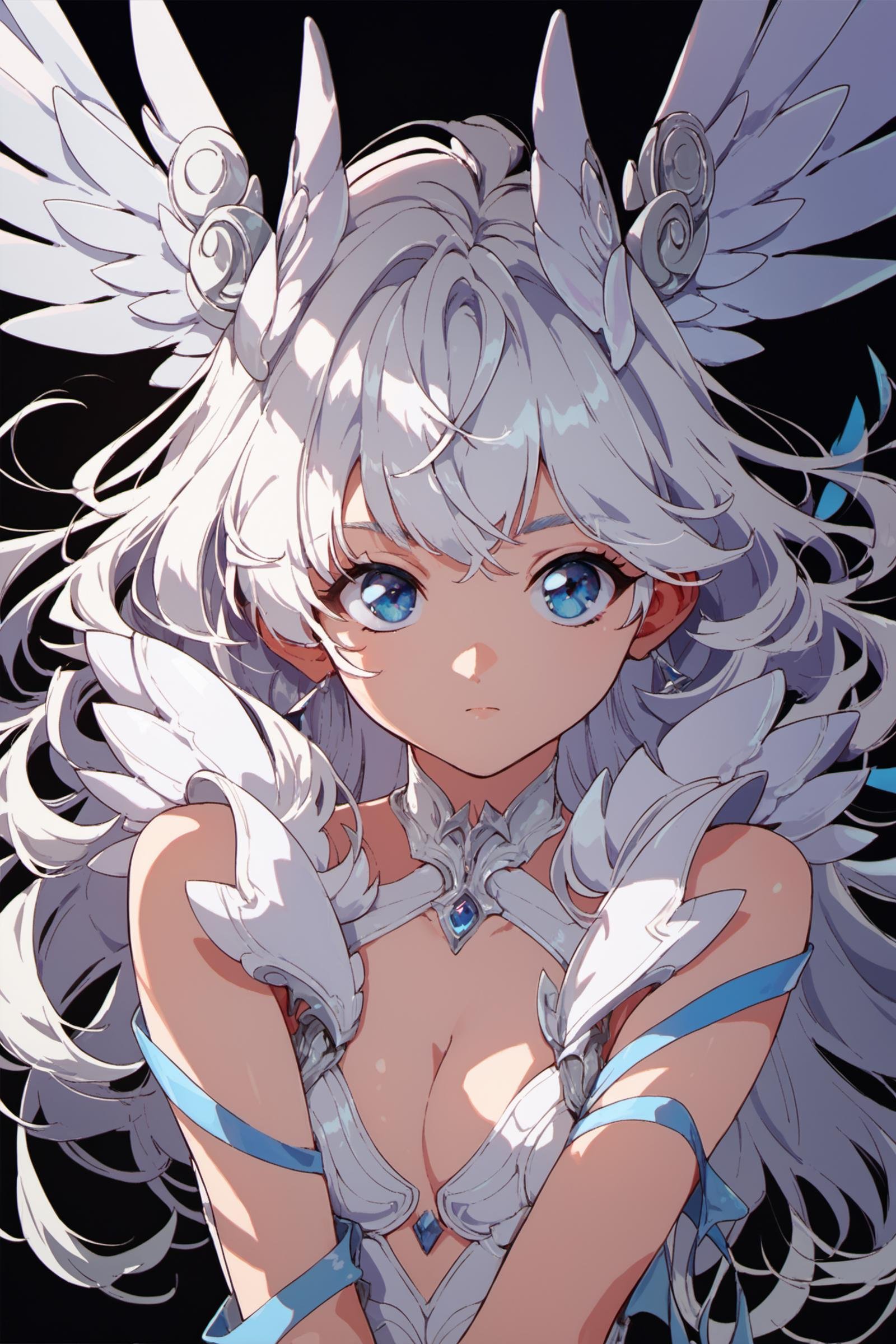 white hair,  1girl,  long hair by flyx3 on Tensor.Art