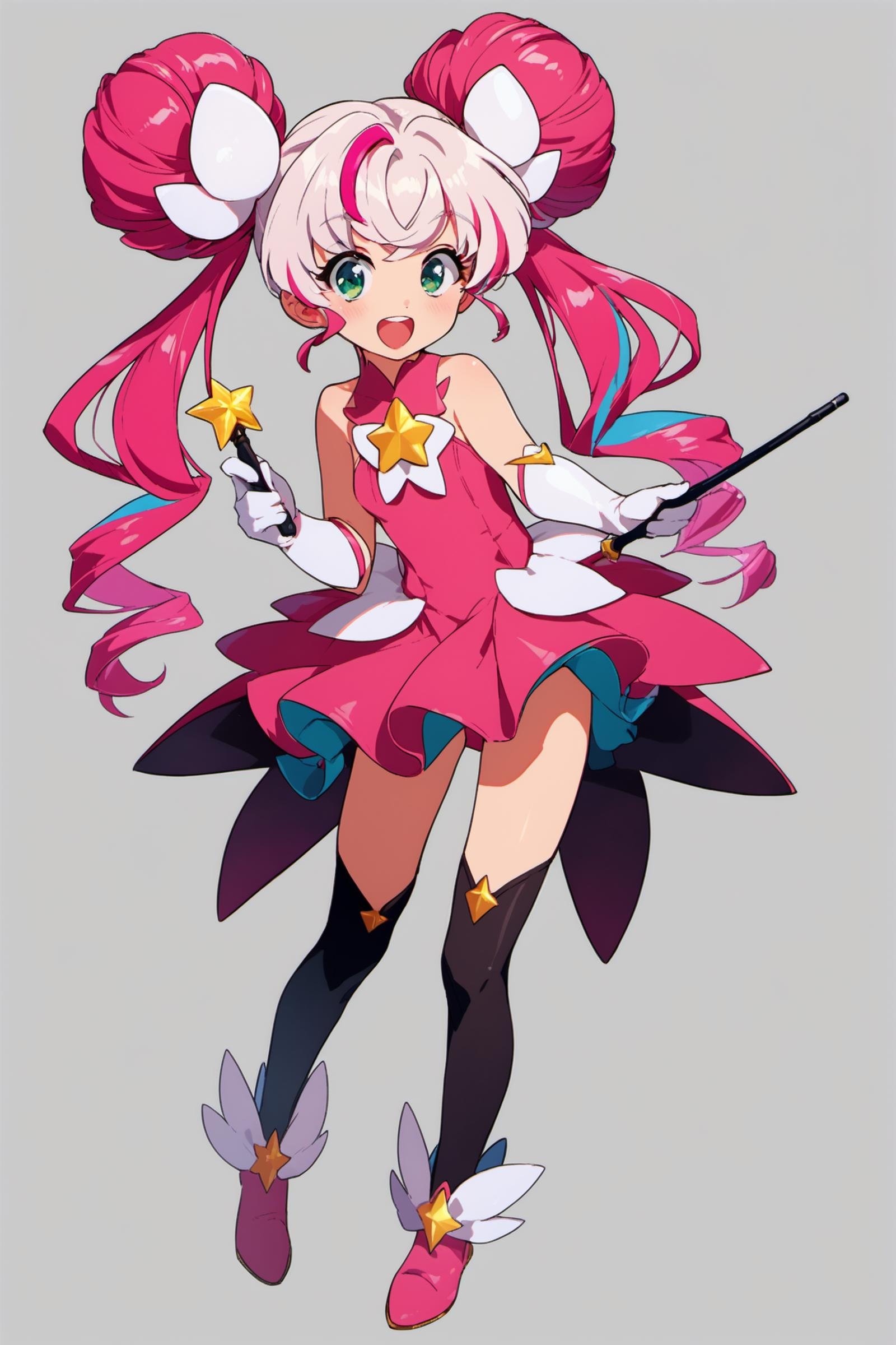 1girl,  solo,  double bun by flyx3 on Tensor.Art