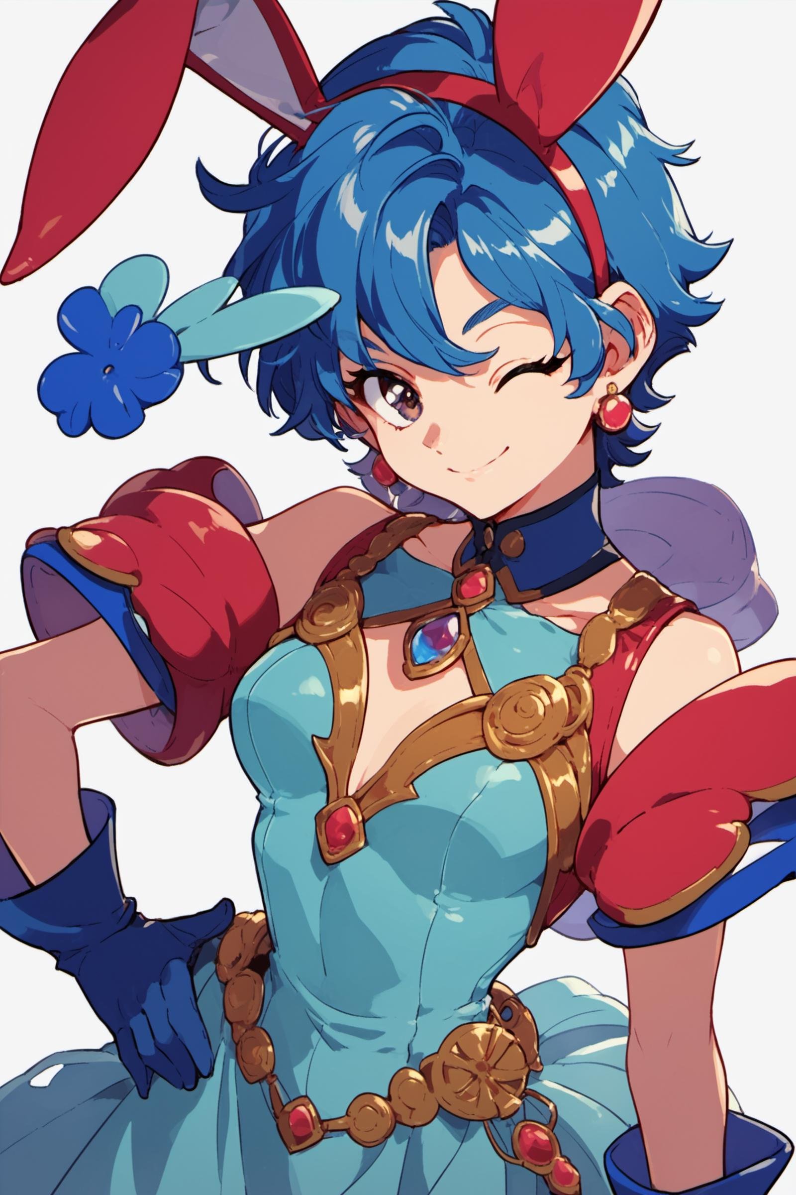 1girl,  solo,  gloves by flyx3 on Tensor.Art
