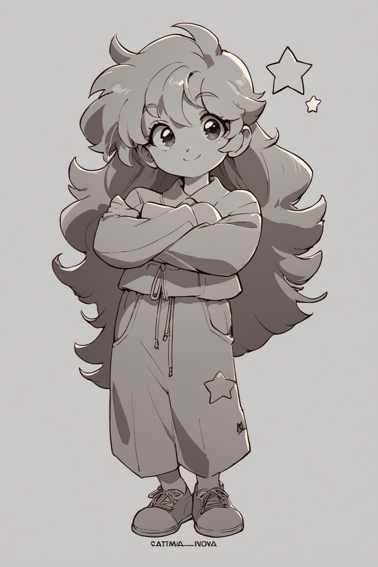 1girl,  solo,  simple background by flyx3 on Tensor.Art