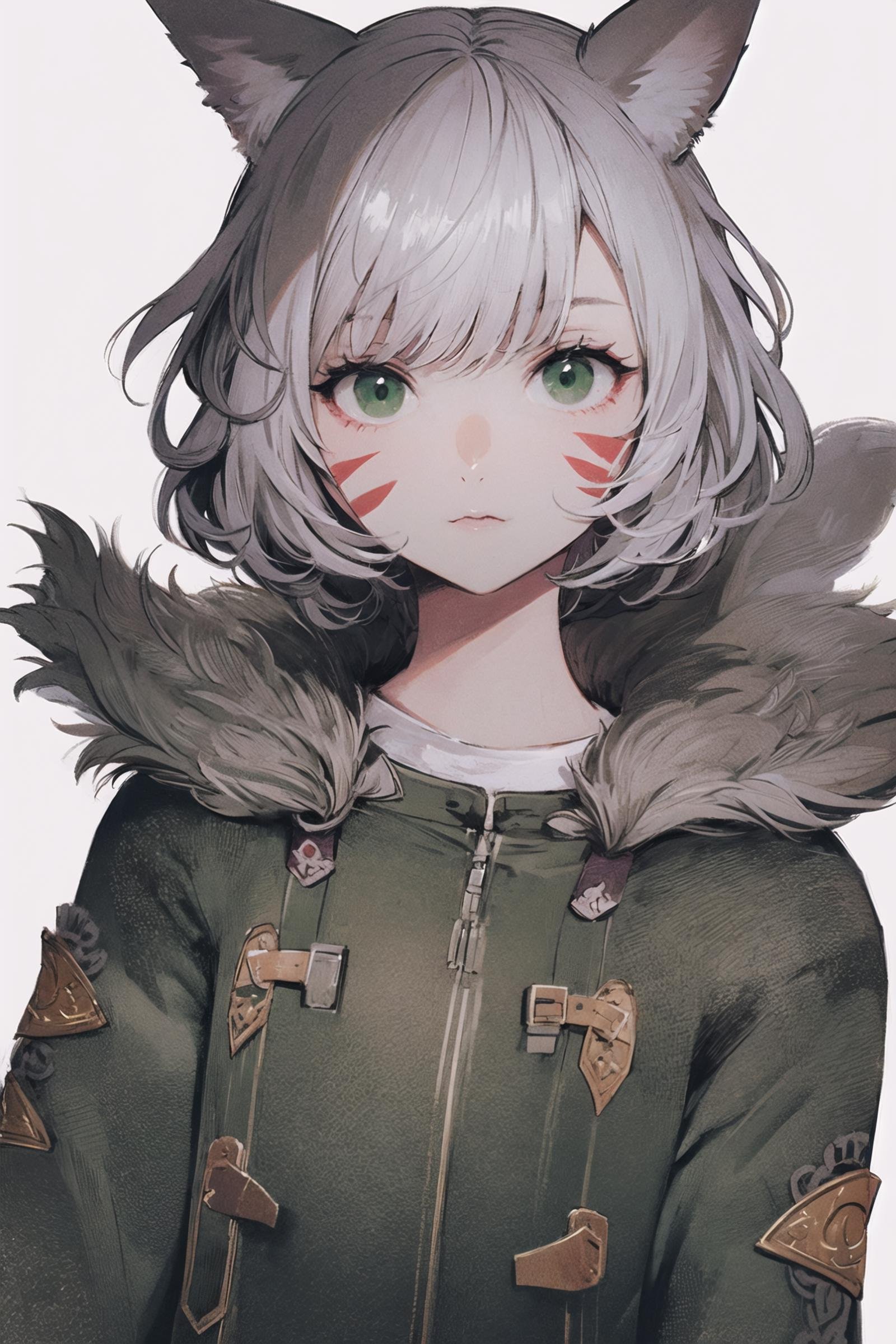 1girl,  solo,  y'shtola rhul by flyx3 on Tensor.Art