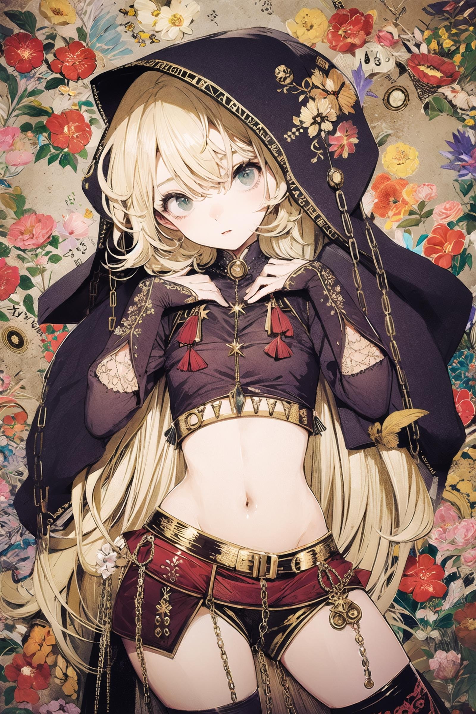 1girl,  solo,  blonde hair by flyx3 on Tensor.Art