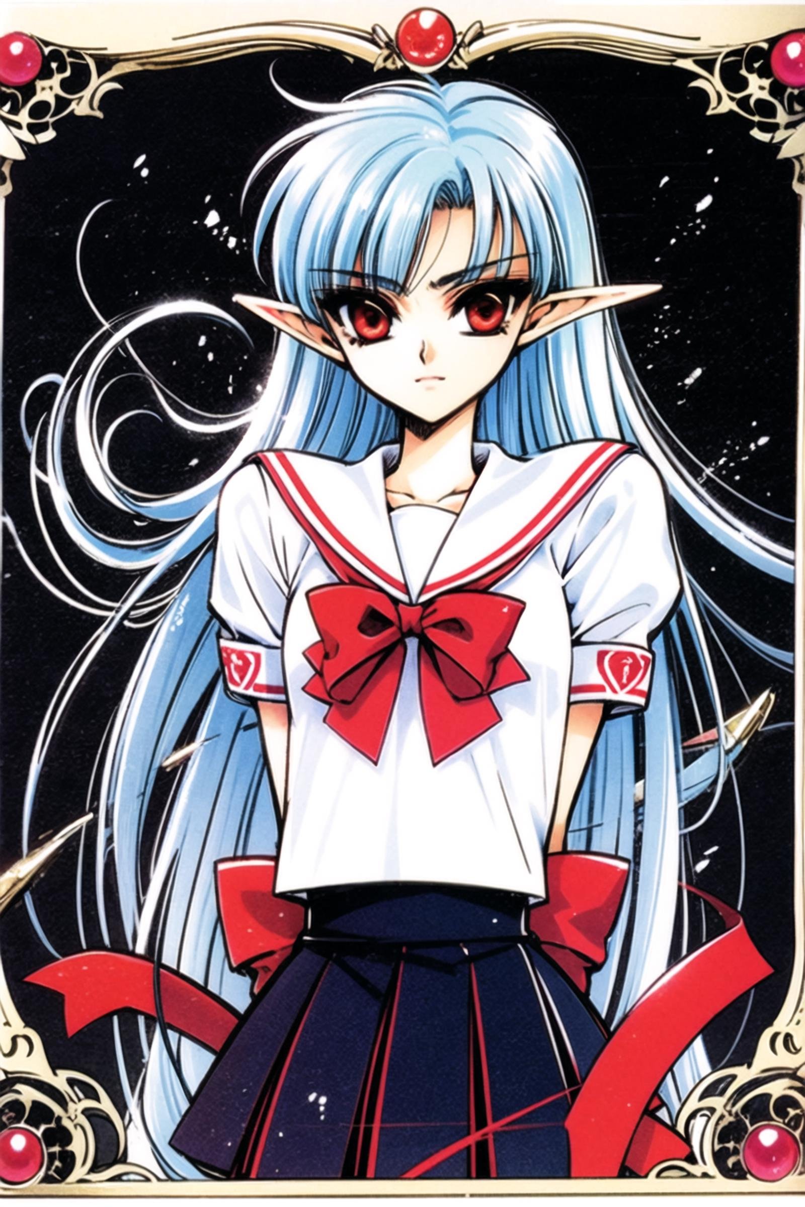 clamp,  Magic Knight Rayearth,  1girl by flyx3 on Tensor.Art