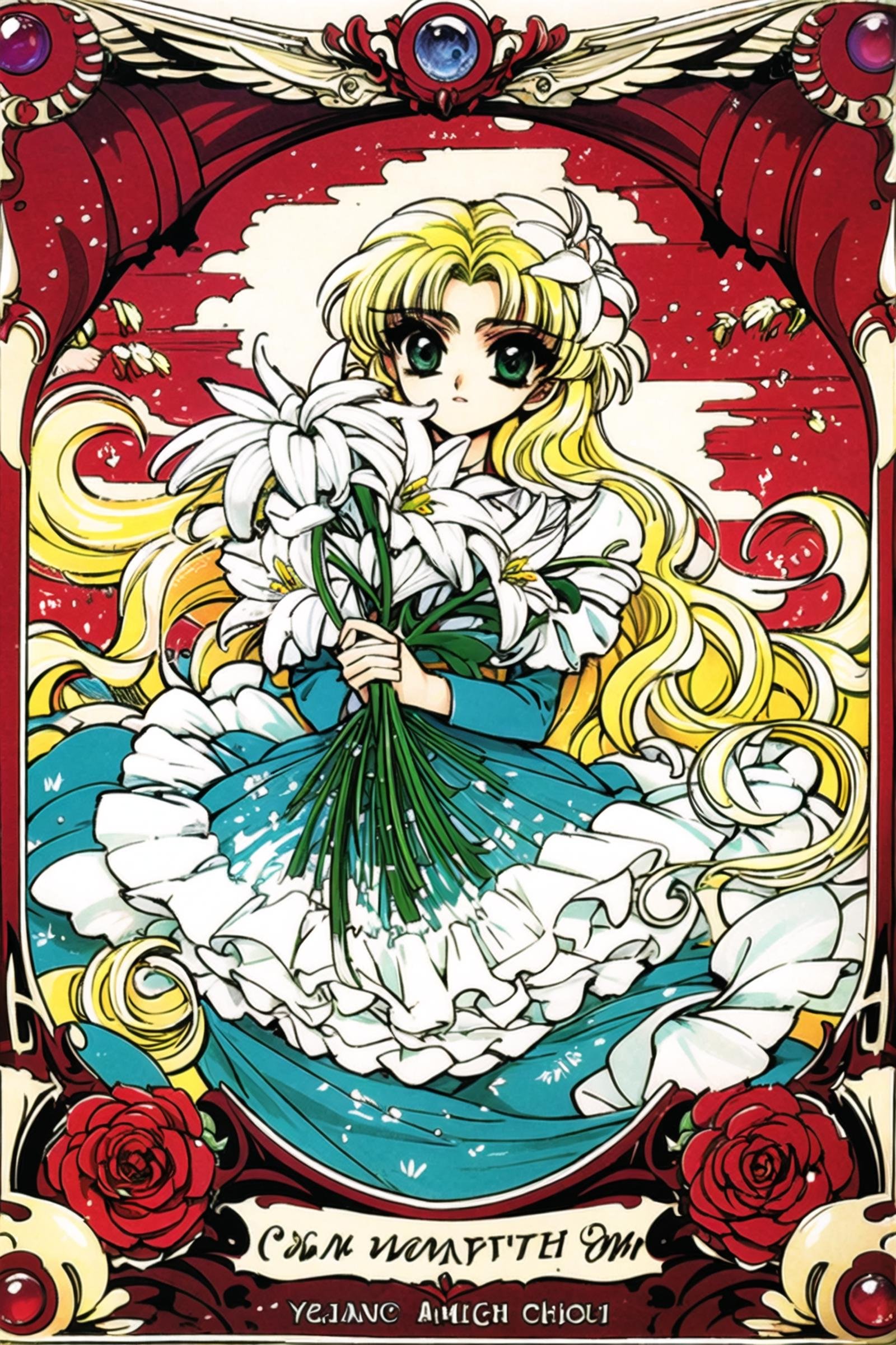 clamp,  Magic Knight Rayearth,  1girl by flyx3 on Tensor.Art