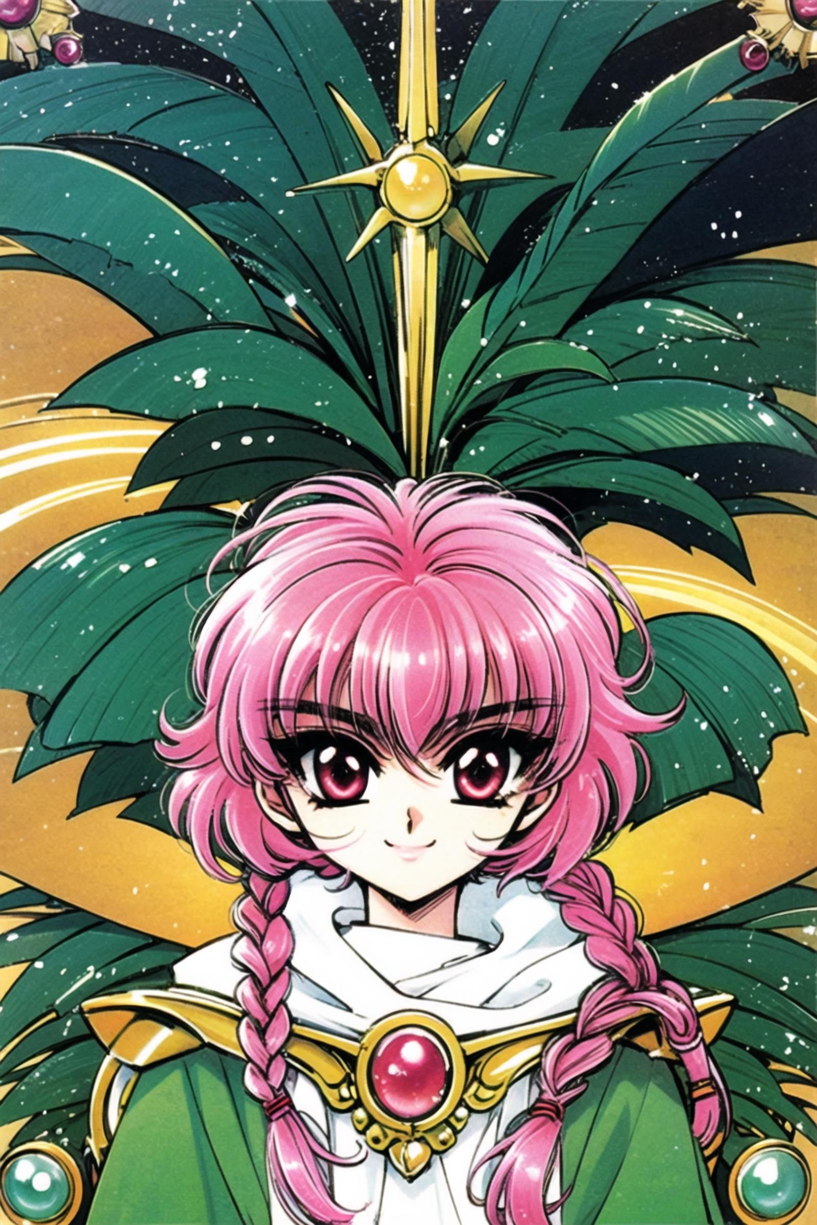 clamp,  Magic Knight Rayearth,  1girl by flyx3 on Tensor.Art