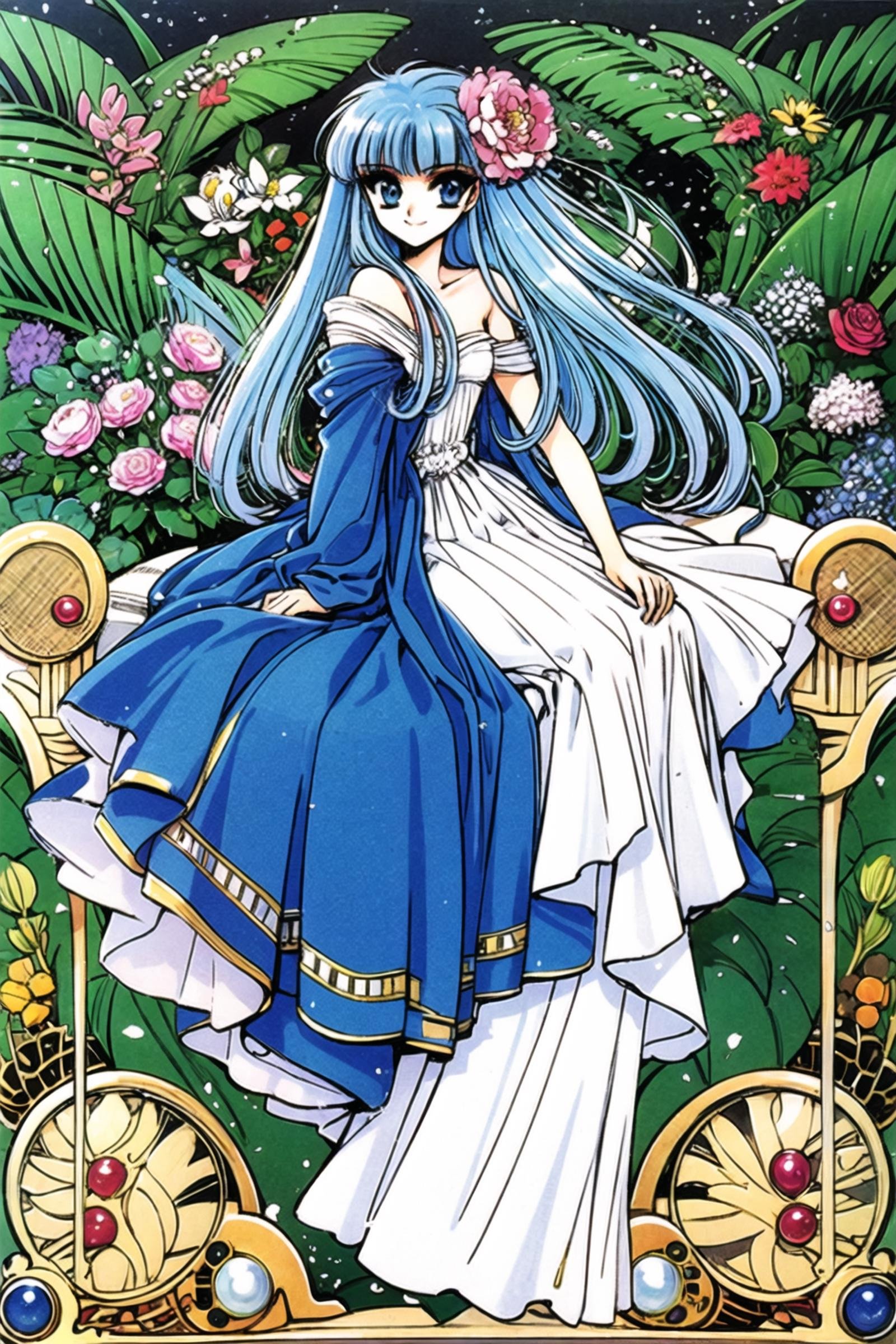 clamp,  Magic Knight Rayearth,  1girl by flyx3 on Tensor.Art