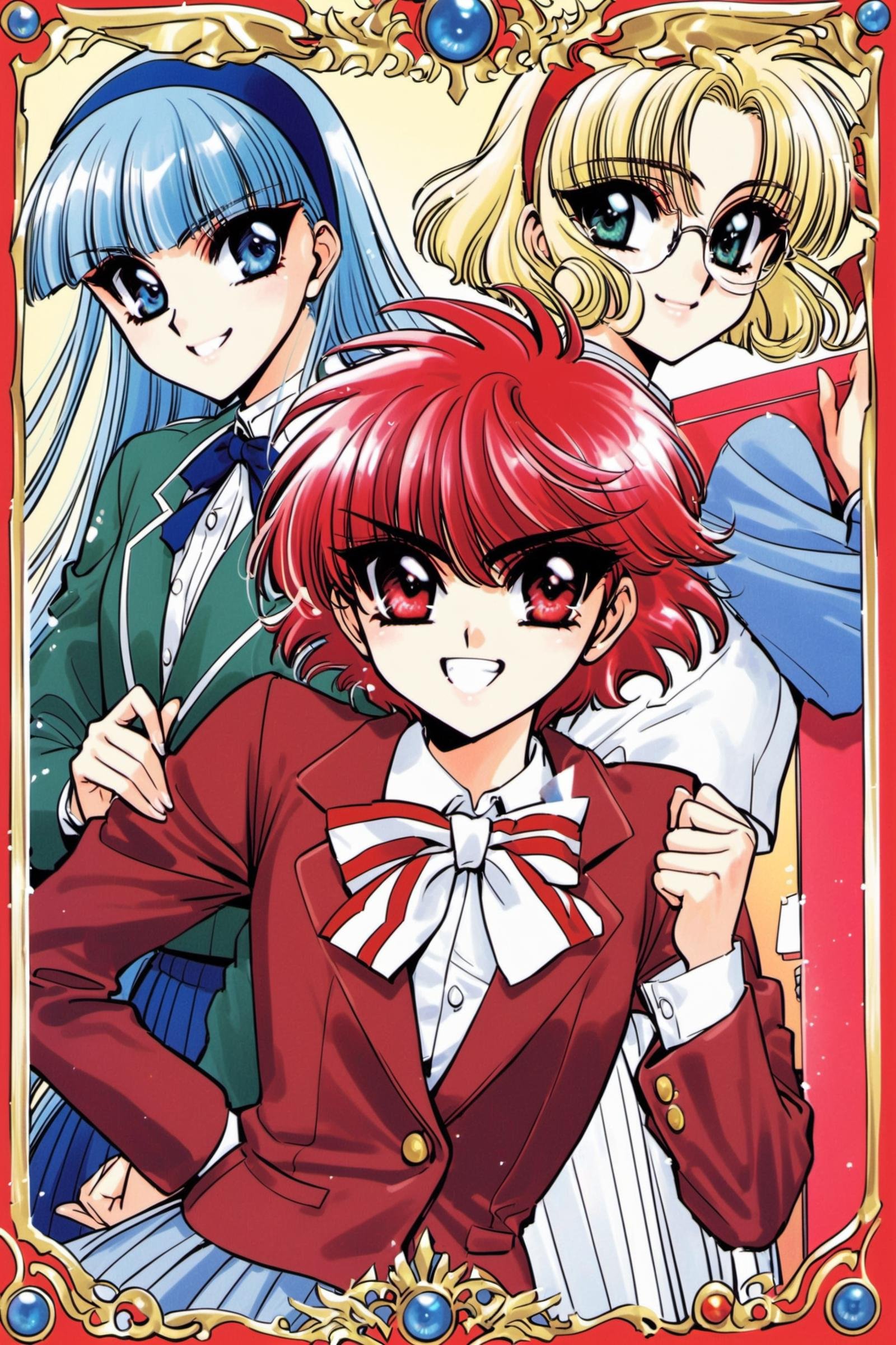 Shidou Hikaru,  Ryuuzaki Umi,  Hououji Fuu by flyx3 on Tensor.Art