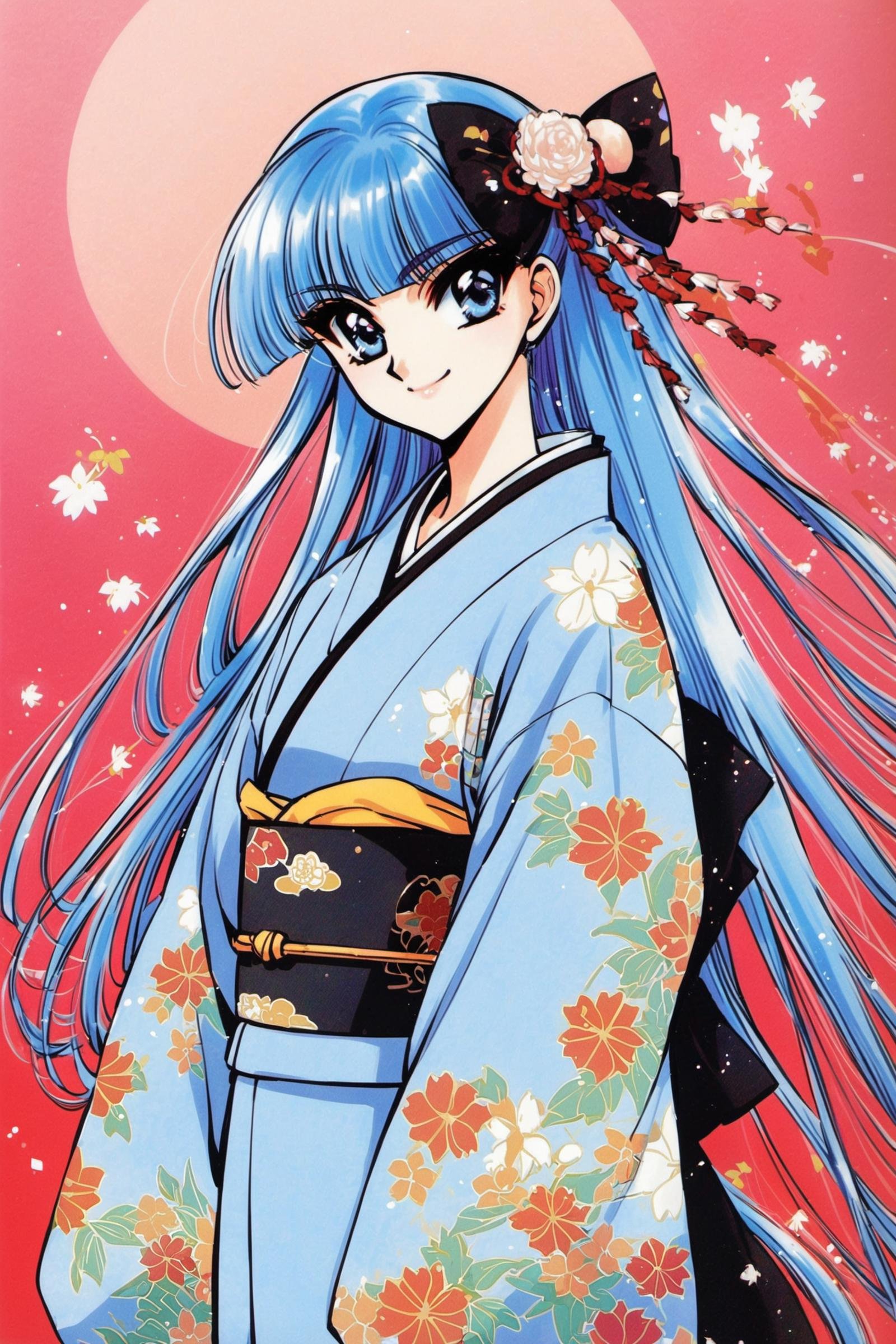 Ryuuzaki Umi,  1girl,  japanese clothes by flyx3 on Tensor.Art