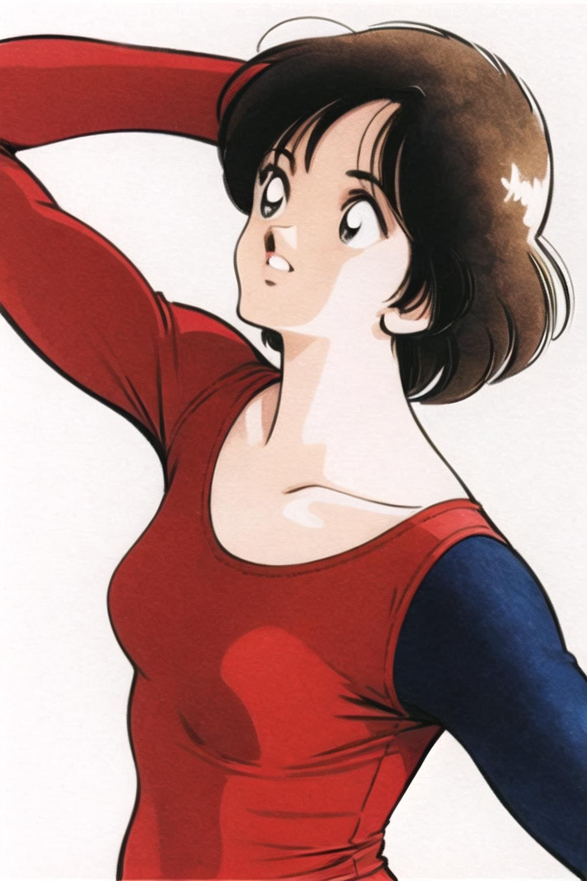 1girl,  solo,  brown hair by flyx3 on Tensor.Art