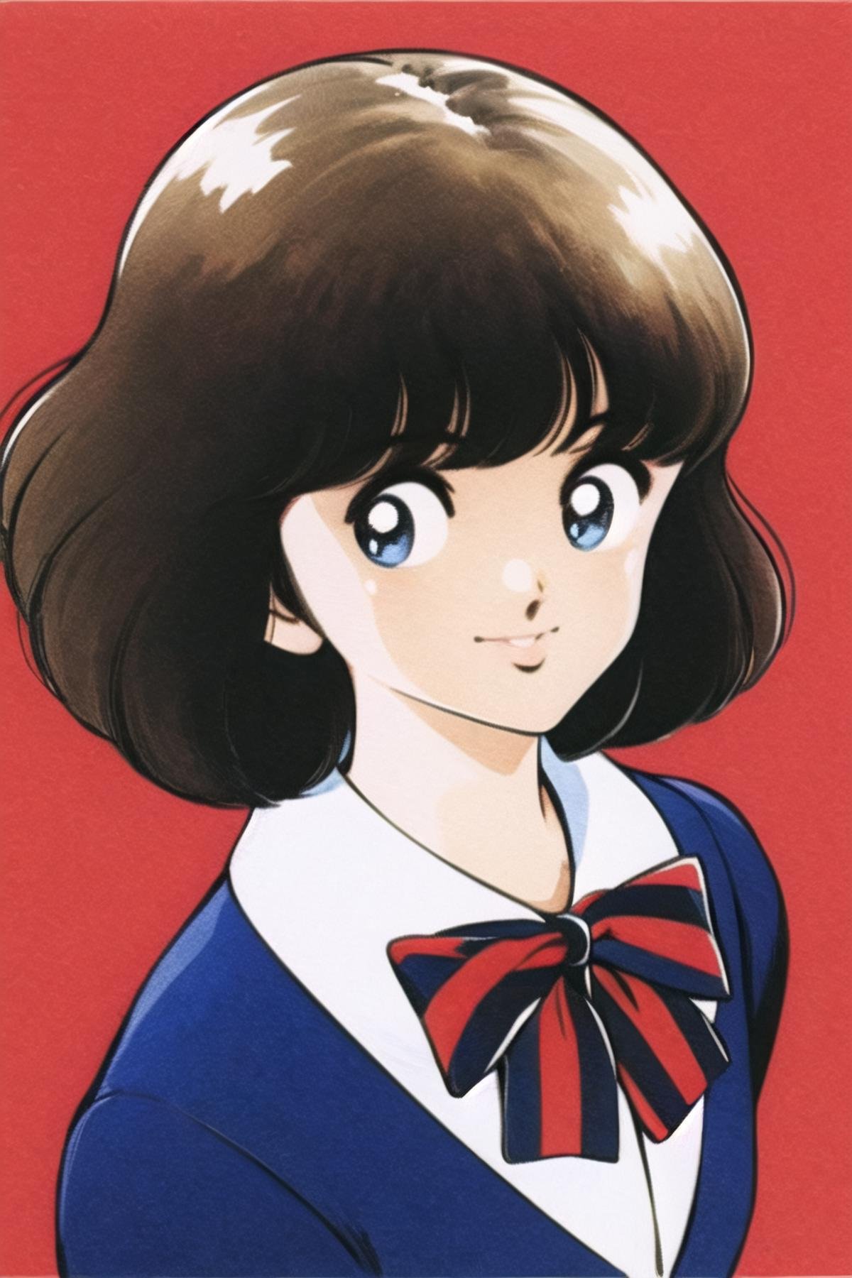 1girl,  solo,  black hair by flyx3 on Tensor.Art