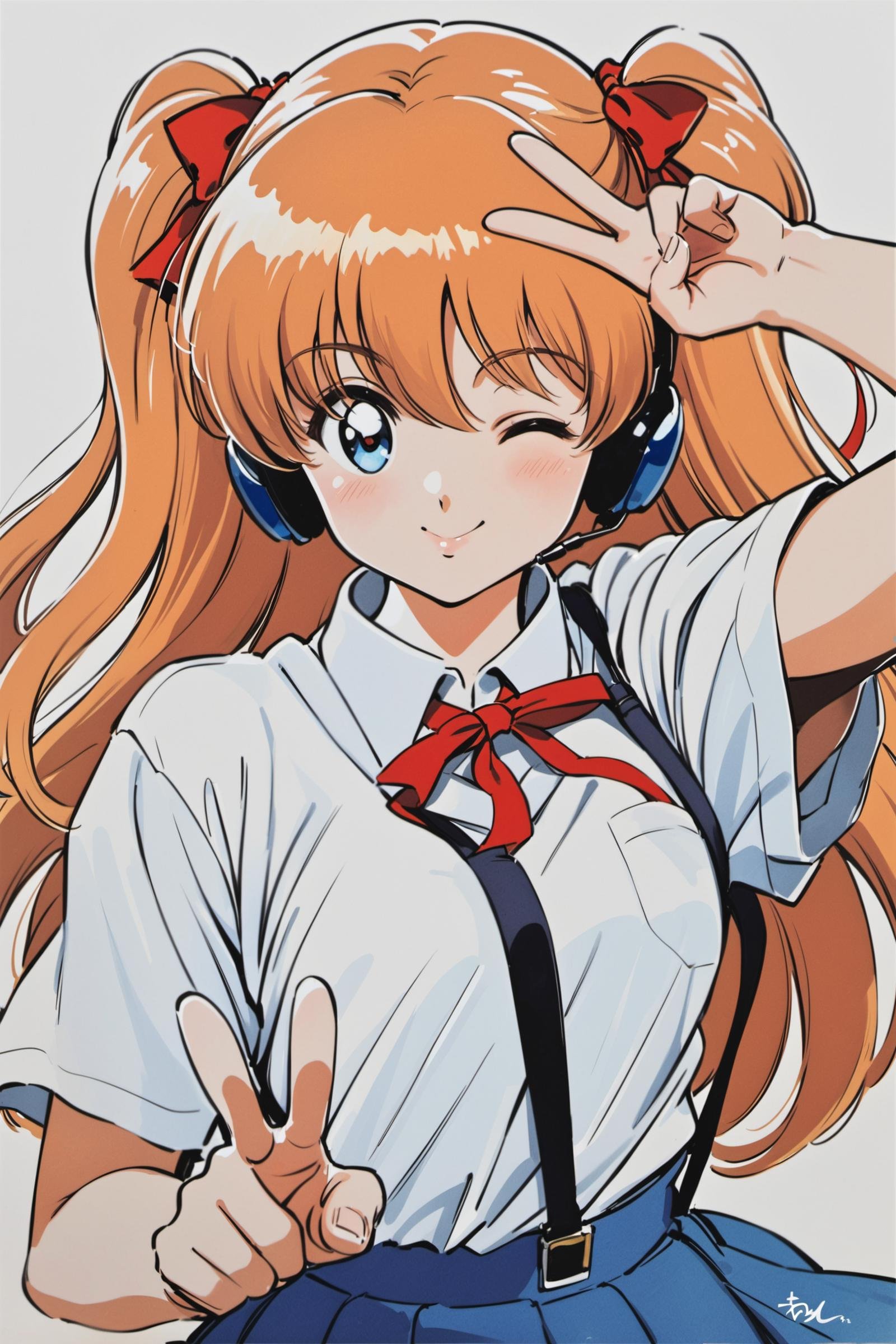 1girl,  souryuu asuka langley,  solo by flyx3 on Tensor.Art