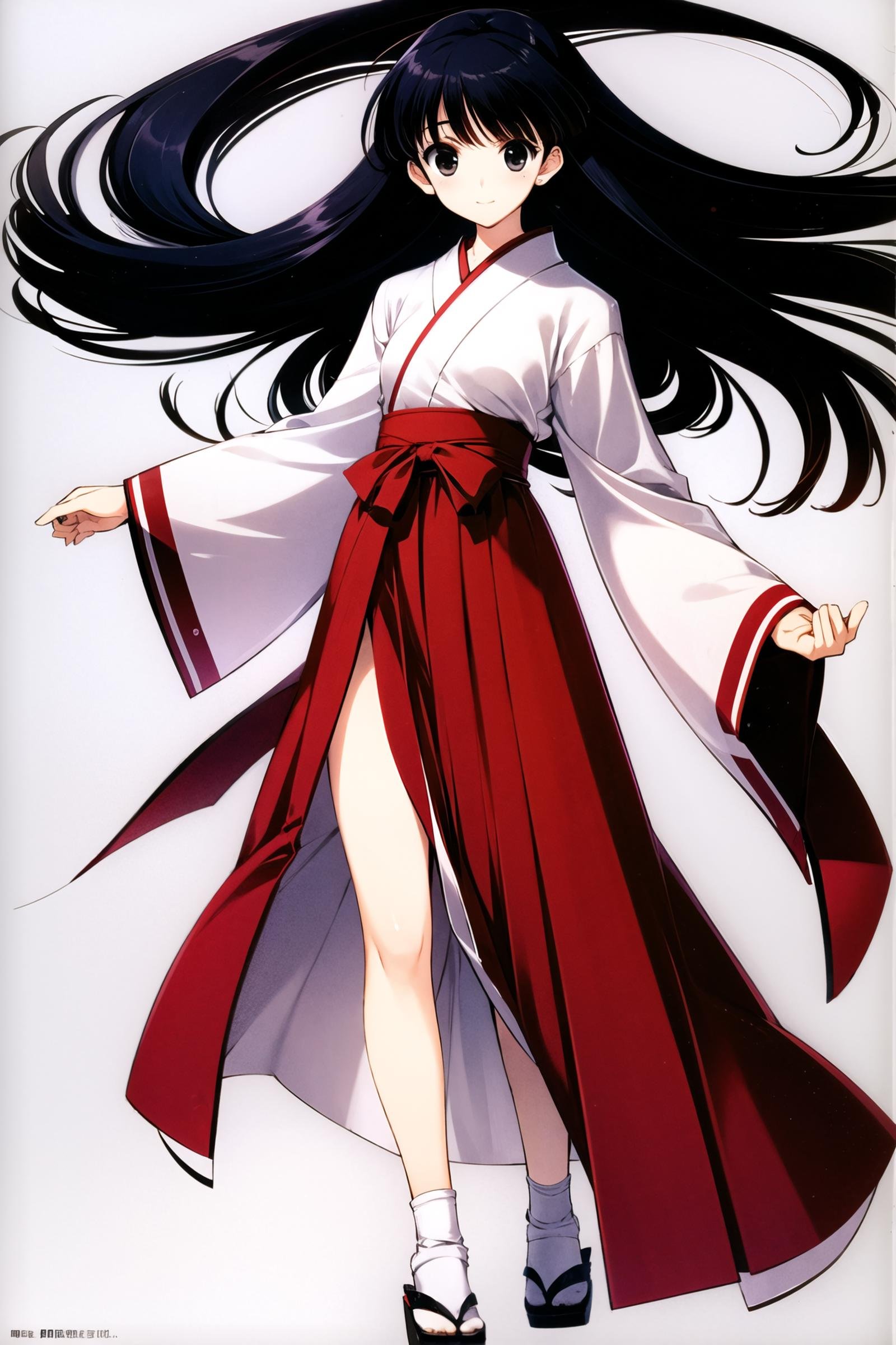 1girl,  solo,  miko by flyx3 on Tensor.Art