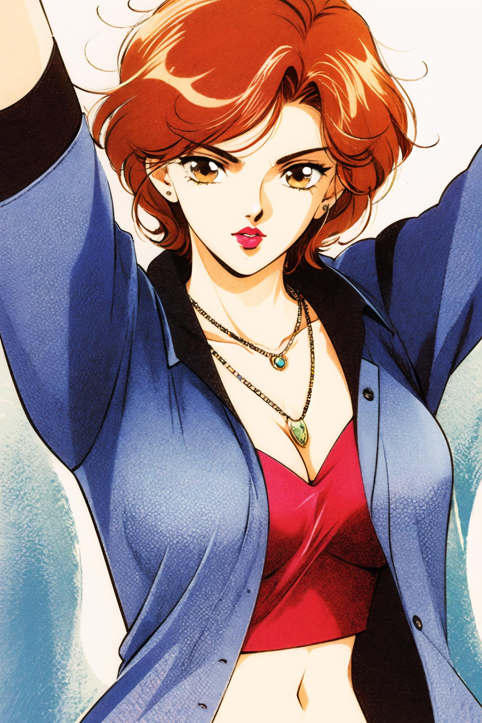 1girl,  solo,  jewelry by flyx3 on Tensor.Art