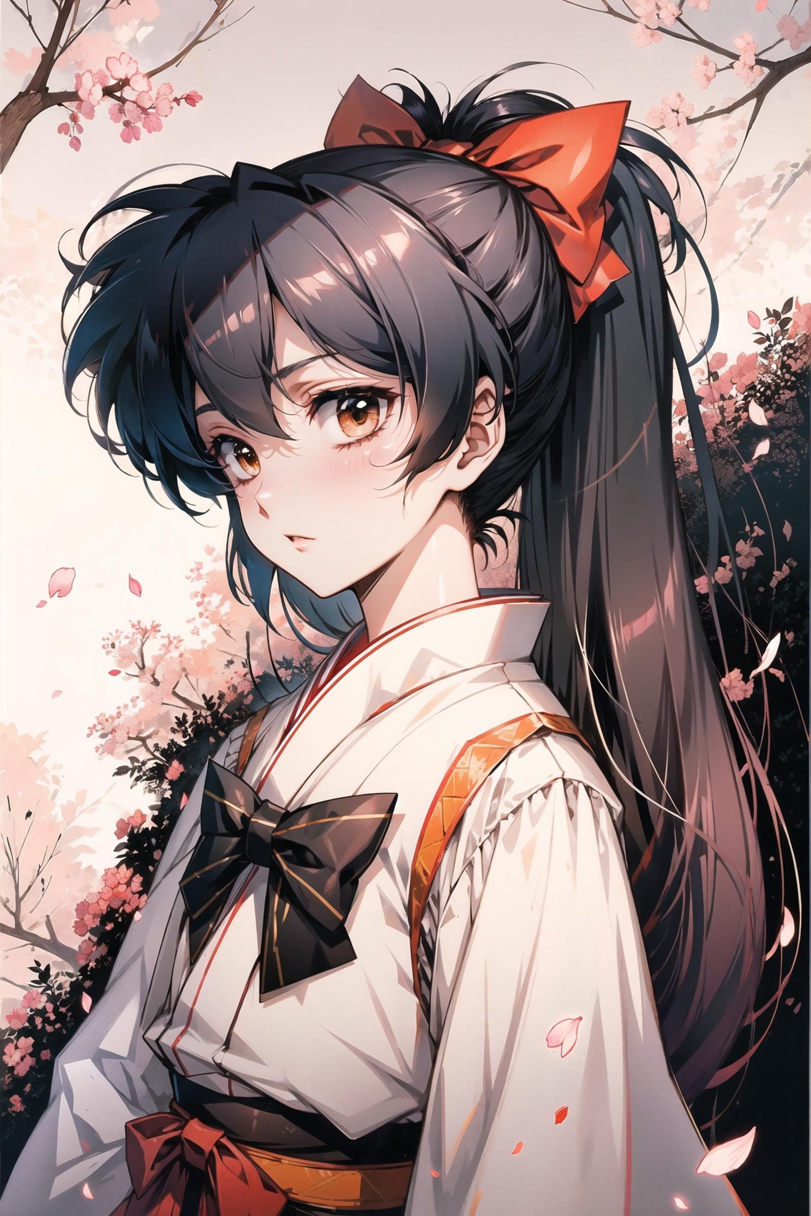 1girl,  solo,  bow by flyx3 on Tensor.Art