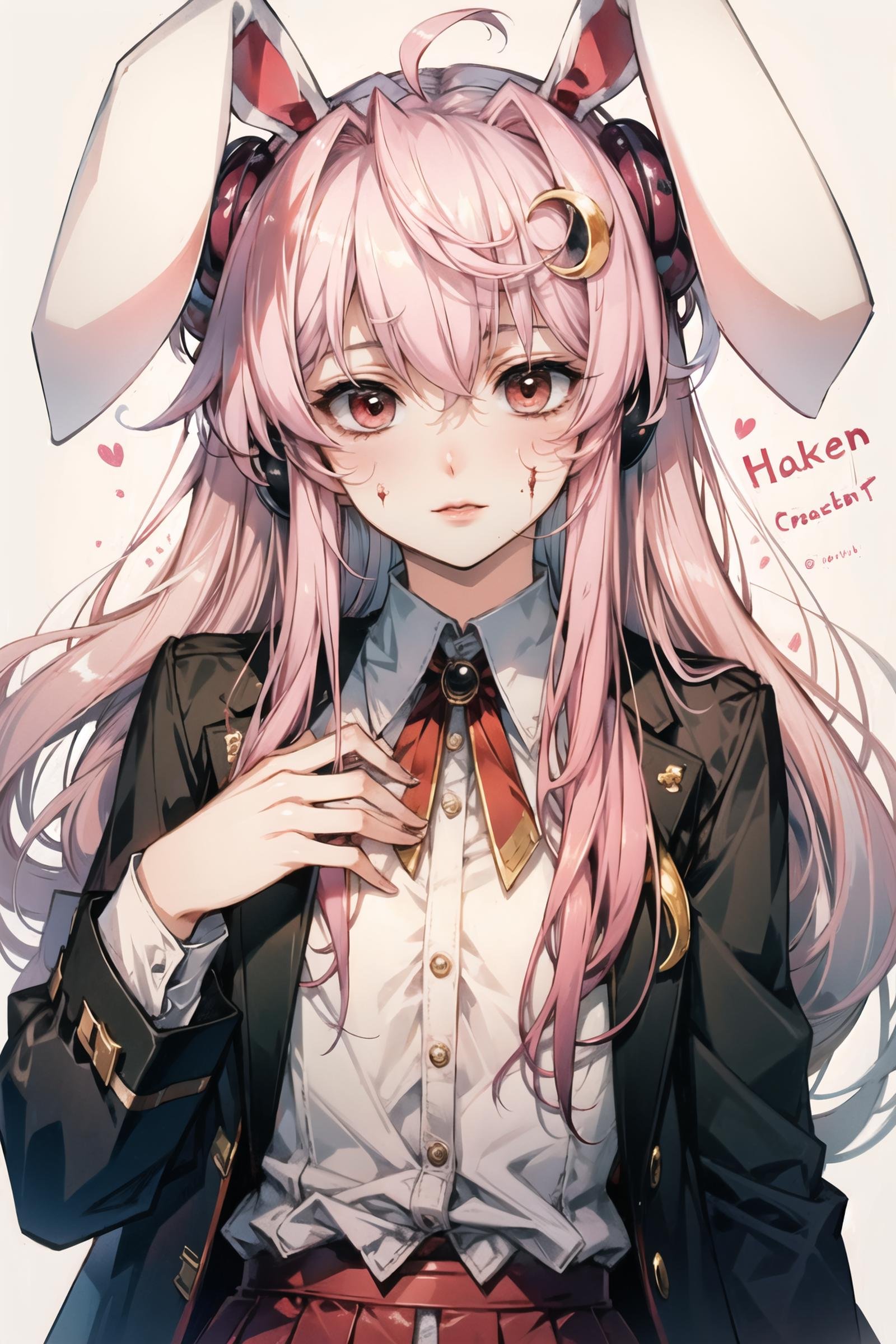 1girl,  solo,  reisen udongein inaba by flyx3 on Tensor.Art
