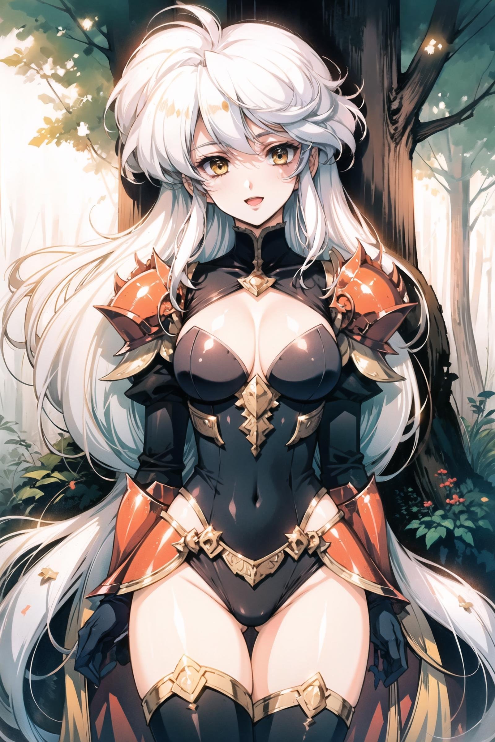 1girl,  solo,  thighhighs by flyx3 on Tensor.Art