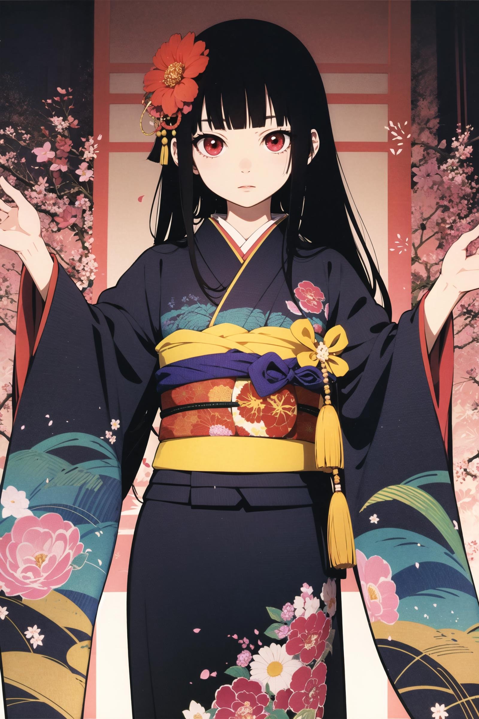 Enma Ai,  1girl,  solo by flyx3 on Tensor.Art