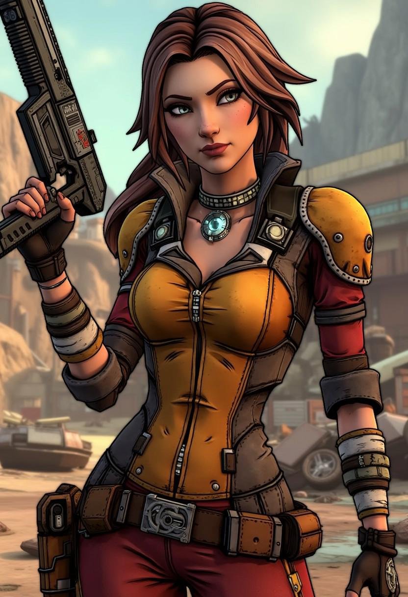 tftbl,  scene from Tales from the Borderlands,  scene from a video game by CtrlAltArt on Tensor.Art