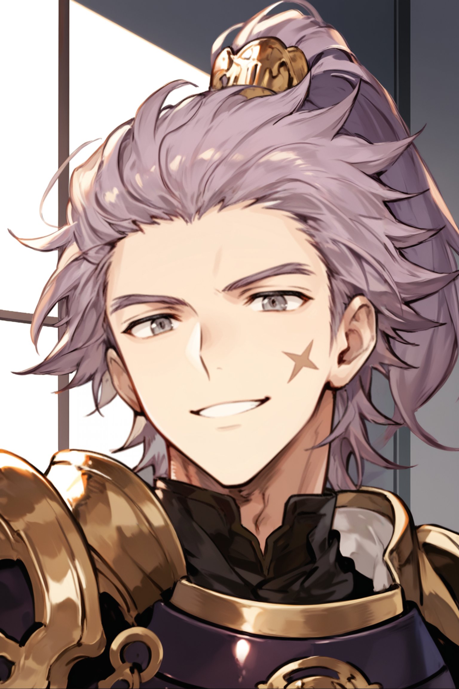 face focus,  male focus,  young by 蓮 on Tensor.Art